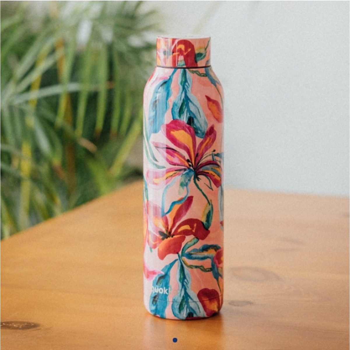 Quokkabottle Trinkflasche Quokka 630 ml TROPICAL BLOOM Edelstahl Doppelwandig Heiß Kalt isoliert