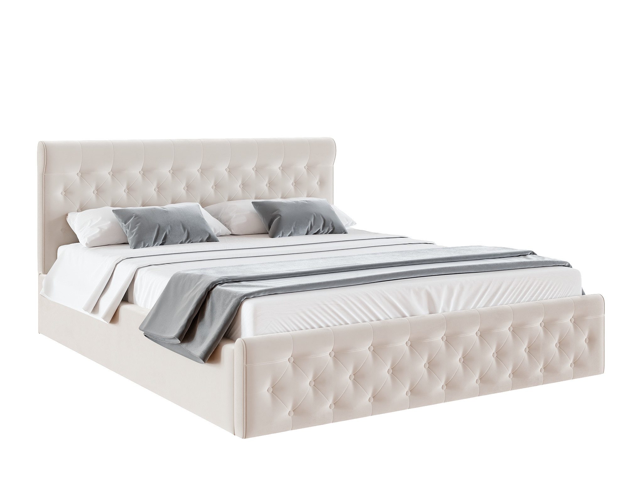 thematys Polsterbett 120x200–180x200 cm – Velours Samt Bett mit Bettkasten & Lattenrost (Optional mit 23 cm Taschenfederkern-Matratze H2 - hydraulisches Stauraumbett)