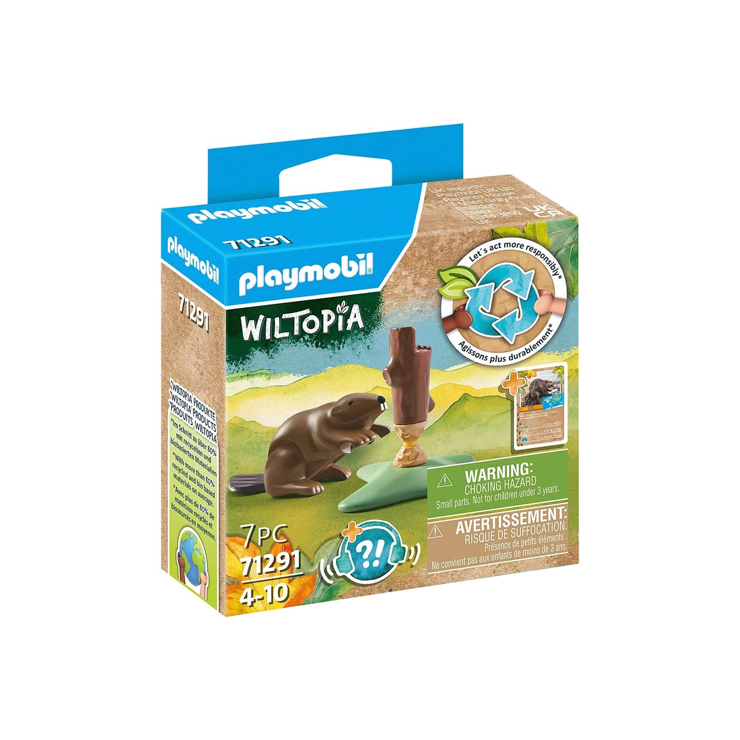 Playmobil® 71291 Wiltopia - Biber Konstruktions-Spielset günstig online kaufen