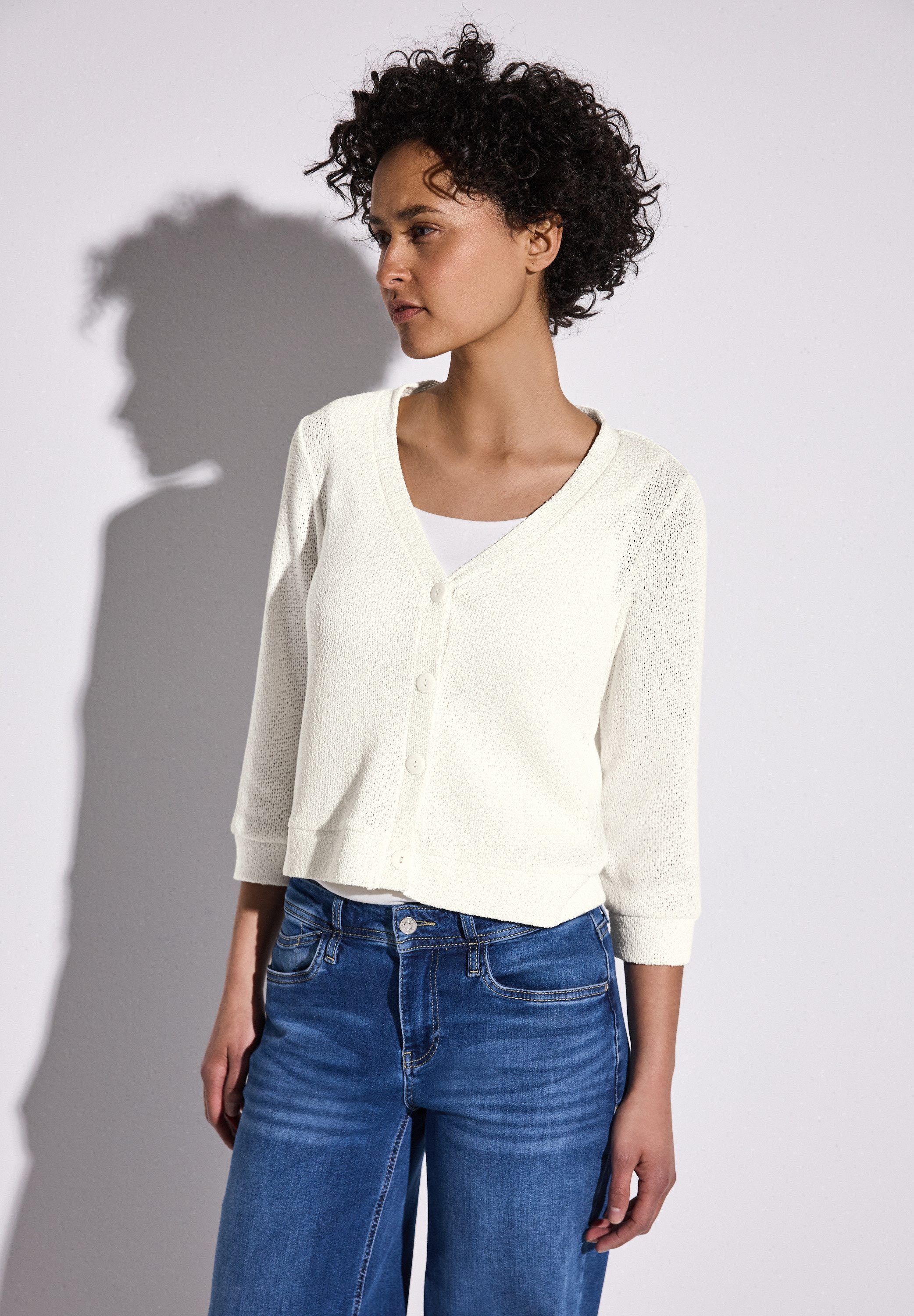 STREET ONE Cardigan mit Knopfleiste günstig online kaufen