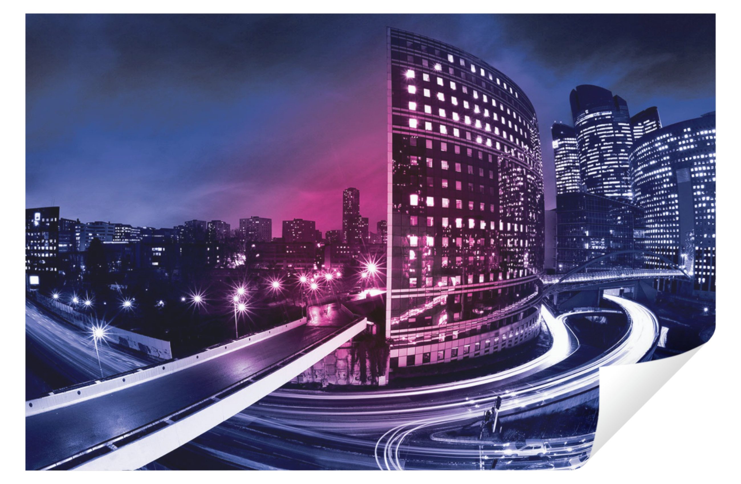 Fototapete Stadt Nacht Tapete Wohnzimmer Schlafzimmer Wandtapete 368x254