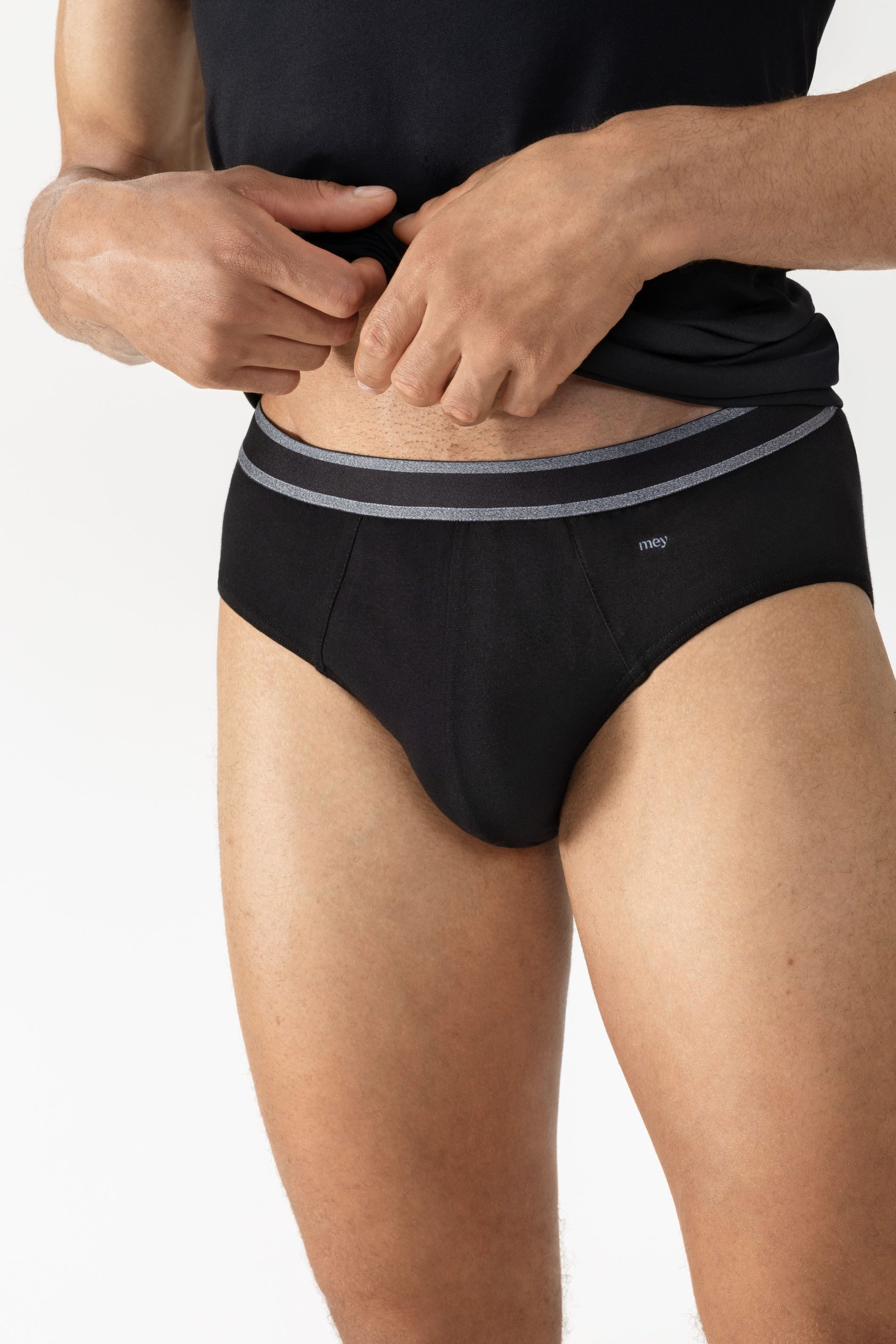 Mey Jazz-Pants Slips Mey Herren Slip Serie RE:THINK Uni Jazz-Pants (1-St., 1er-Pack) Klassischer Slip, Uni, Atmungsaktiv, Baumwoll-Mix