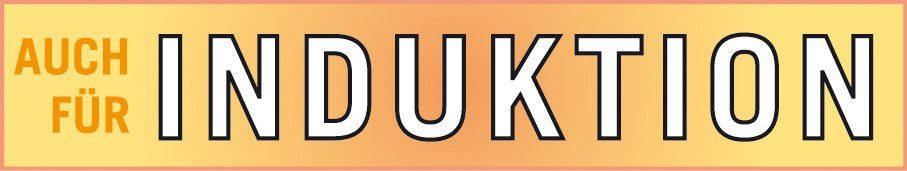 GSW Topf-Set Gourmet Premium Color, Aluminiumguss (Set, 9-tlg., je 1 Kochtopf 16/20/24 cm, 1 Bratpfanne 24 cm), Induktion