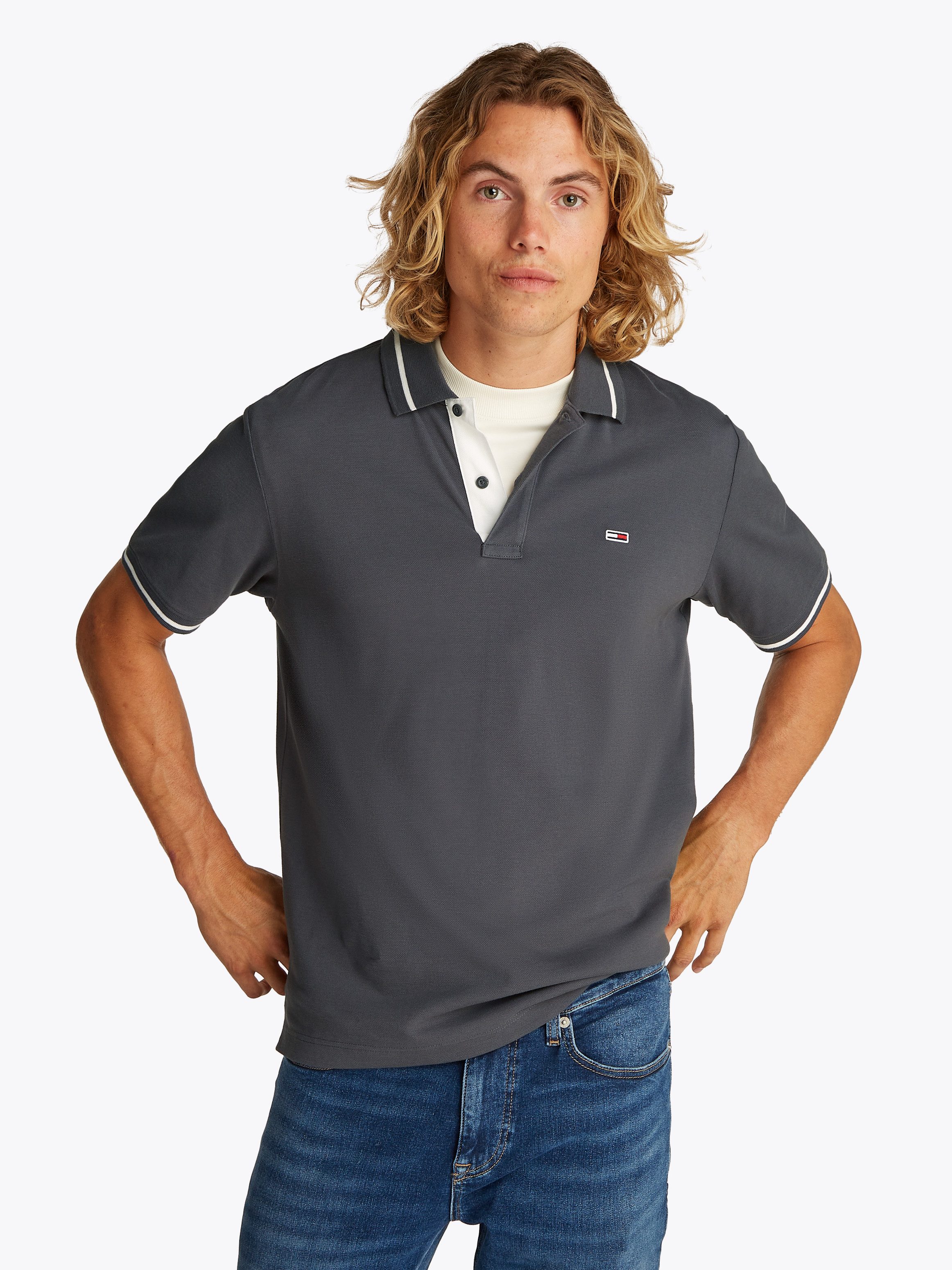 Tommy Jeans Poloshirt TJM REG TIPPED günstig online kaufen