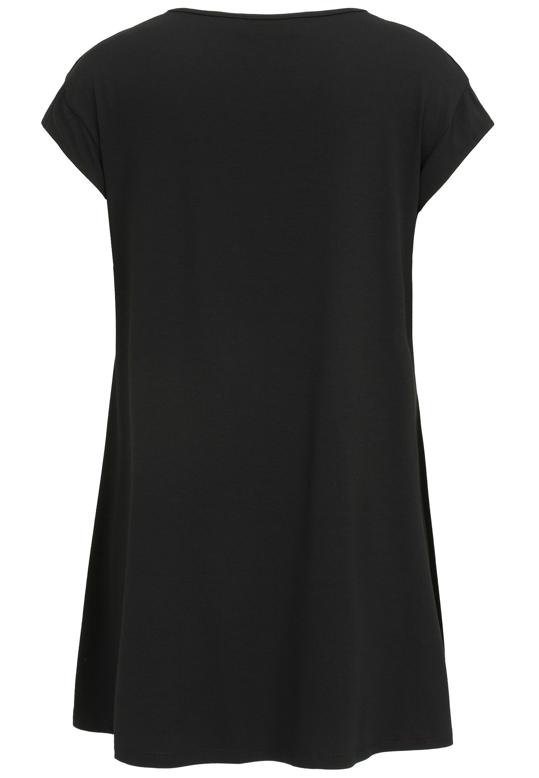 Doris Streich Tunika mit dekorativen weißen Einsätzen