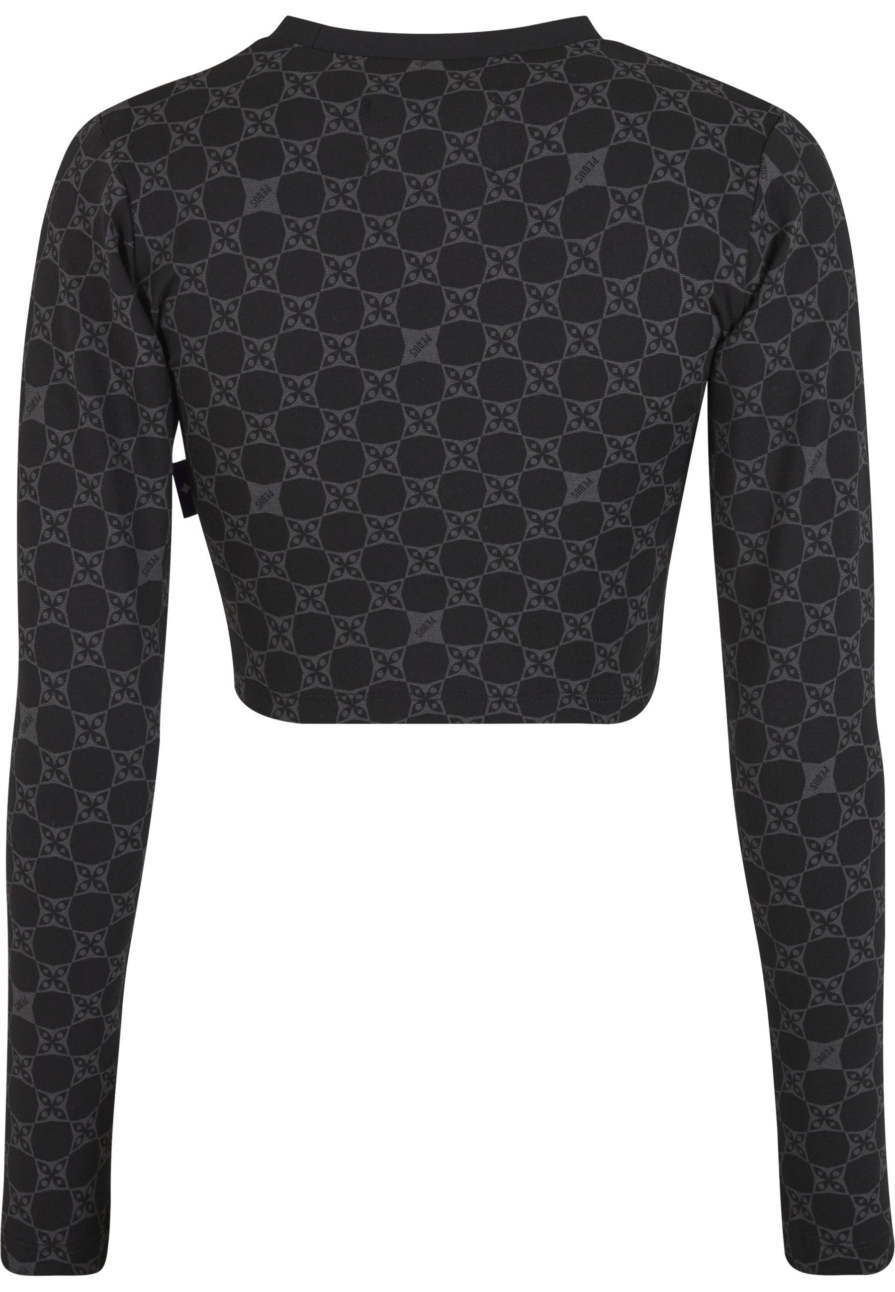 PEQUS Longsleeve PEQUS PEQUS Cropped Aether Monogramm Longsleeve (1-tlg)