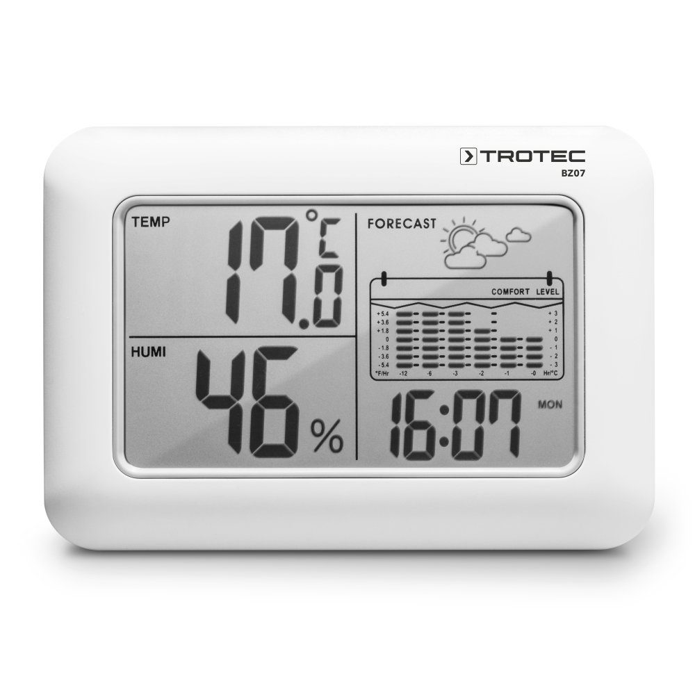 TROTEC Wetterstation und Innenraum-Klimamonitor BZ07 Innenwetterstation