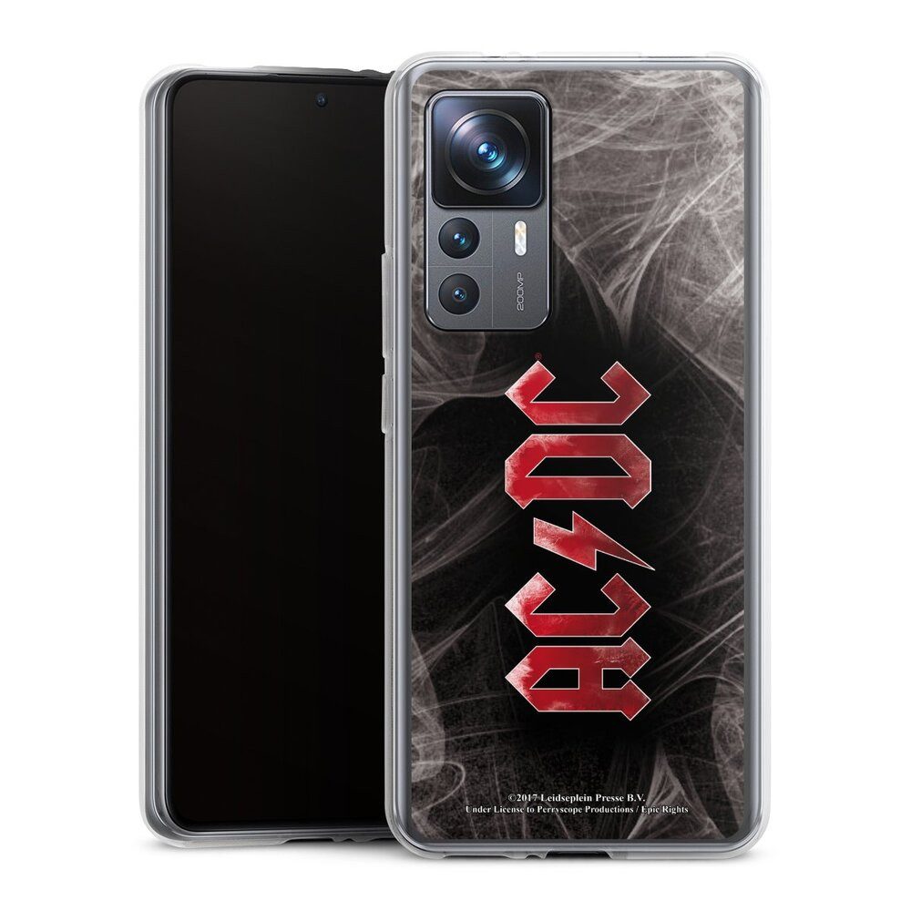 DeinDesign Handyhülle ACDC Logo Fanartikel ACDC White Dust, Xiaomi 12T 5G Silikon Hülle Bumper Case Handy Schutzhülle