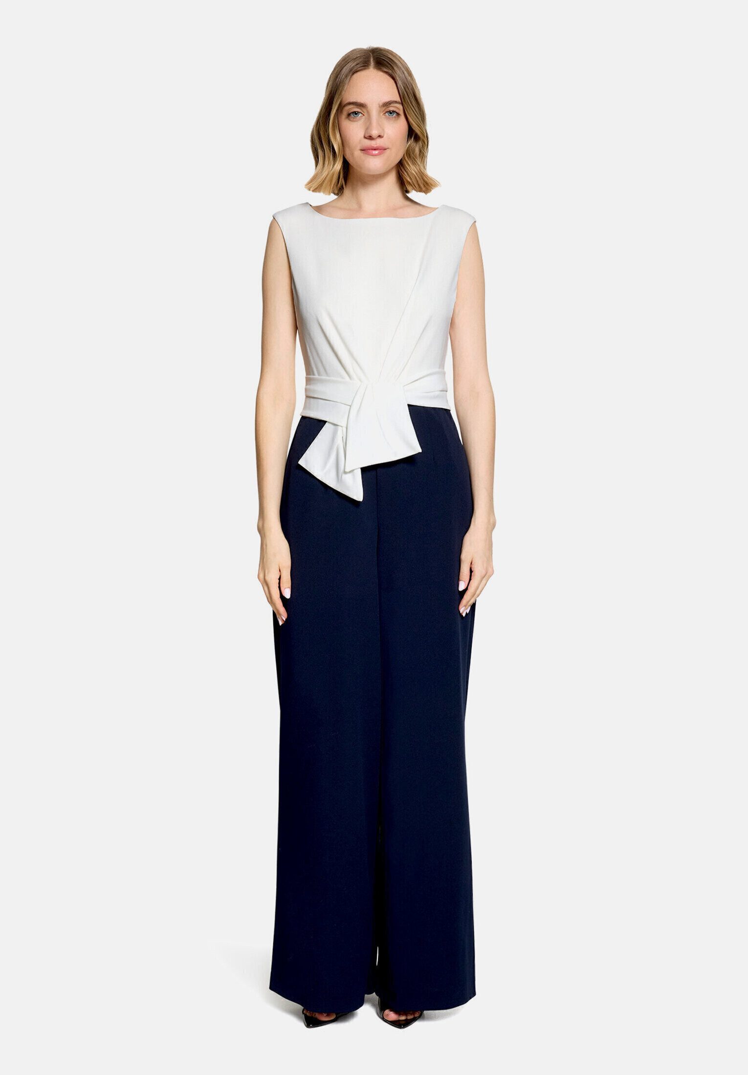 Vera Mont Overall Damen mit weitem Bein (1-tlg) Bunddetail