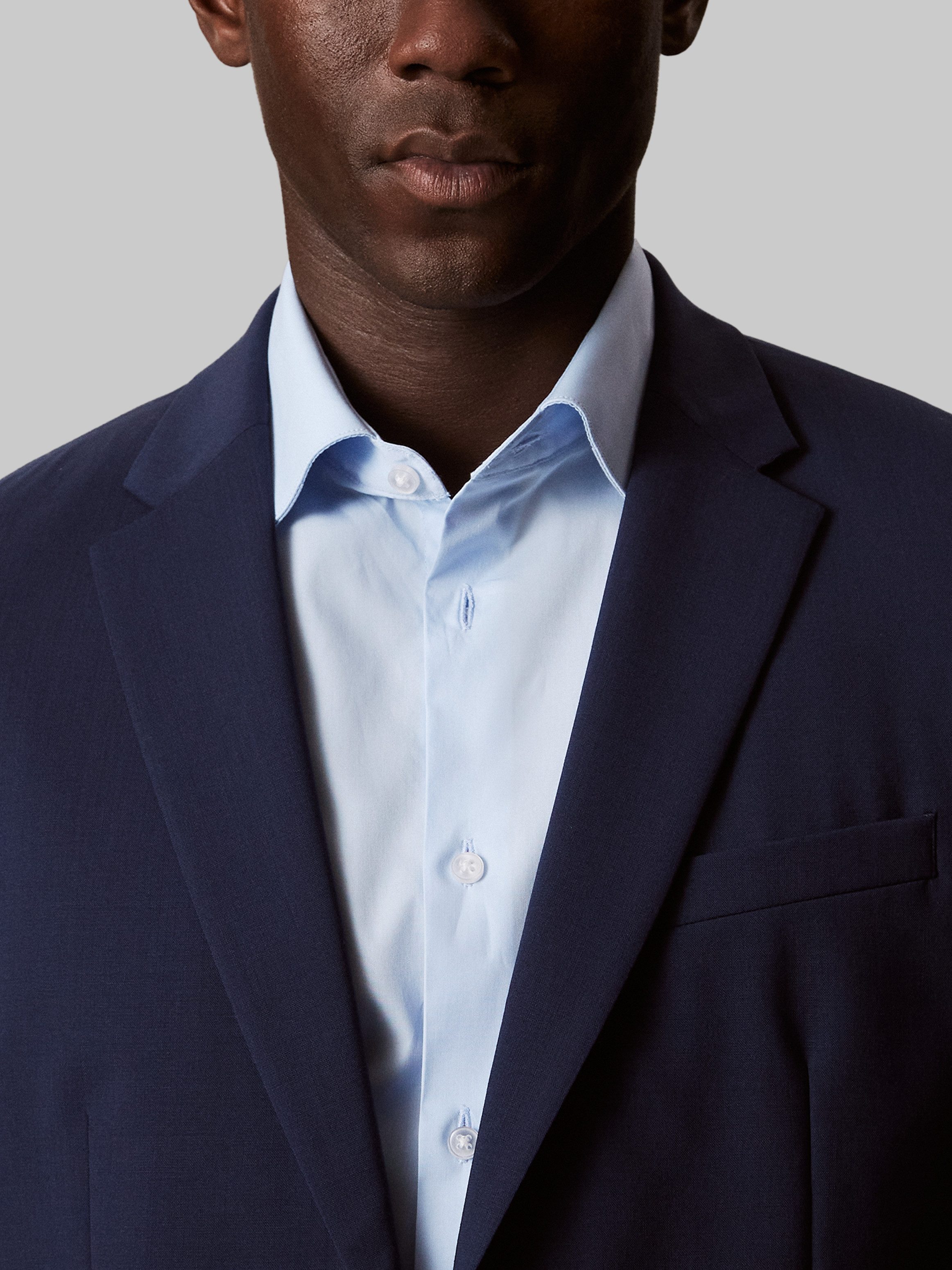Calvin Klein Businesshemd Regular fit, mit Rundhalsausschnitt