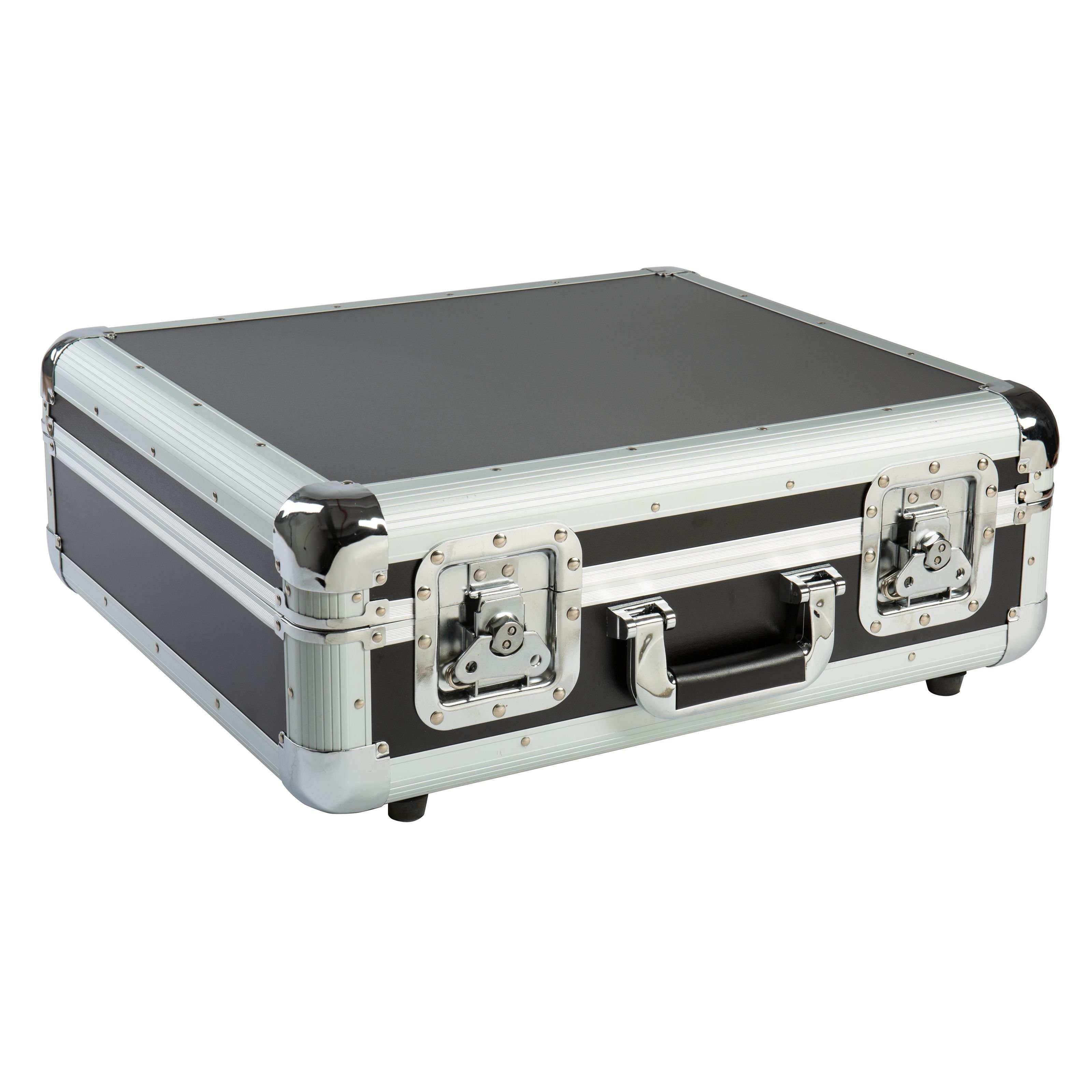 MUSIC STORE Plattenspieler-Schutzhülle, Plattenspieler Case, DJ Sets Transport, Robustes Aluminium