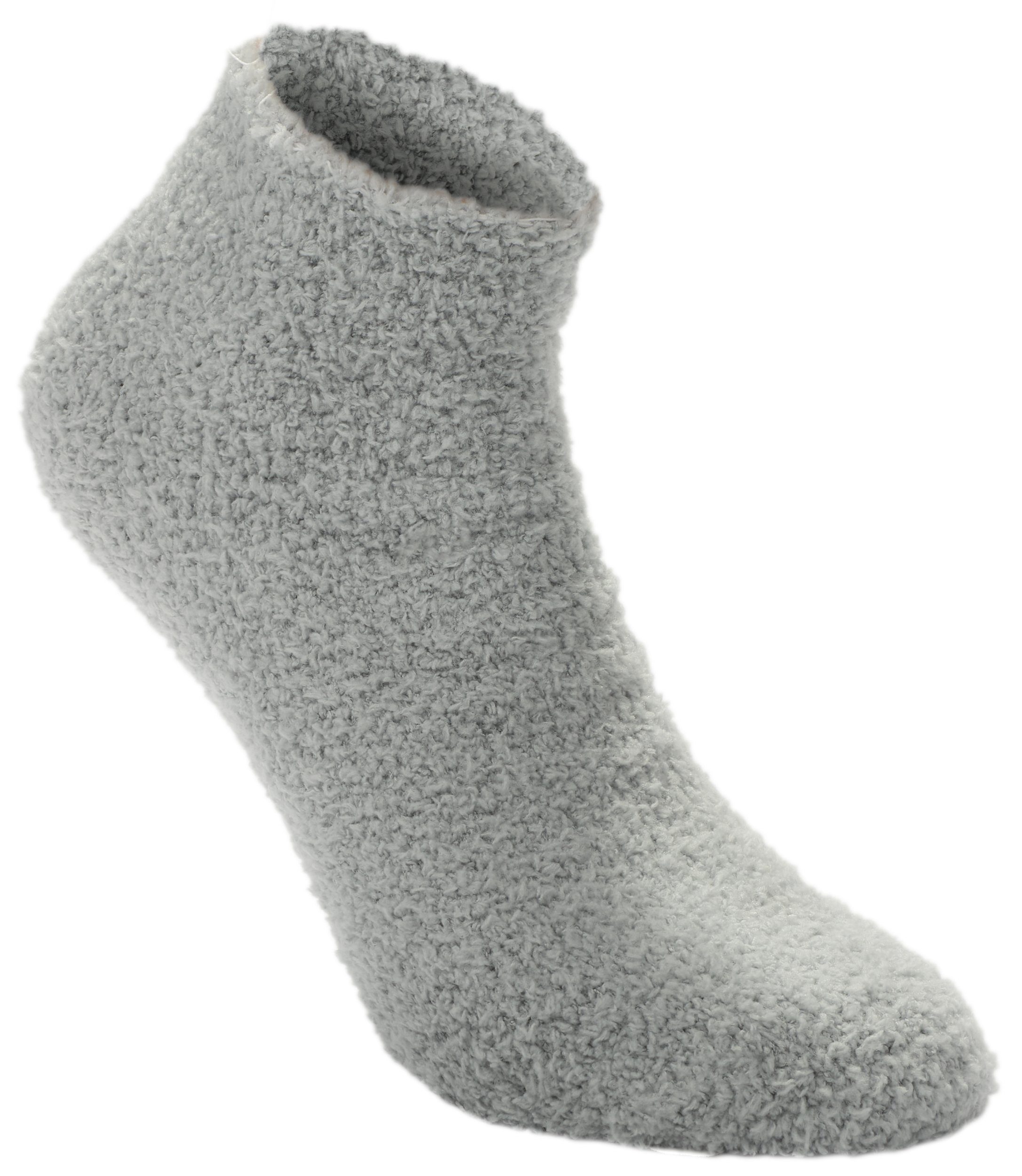 (10-Paar, Flauschsocken und BRUBAKER Bettsocken Bedsocks dick Kuschelsocken bunte flauschig) extra Damen