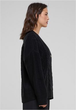 URBAN CLASSICS Hoodie Ladies Cabel Knit Cardigan