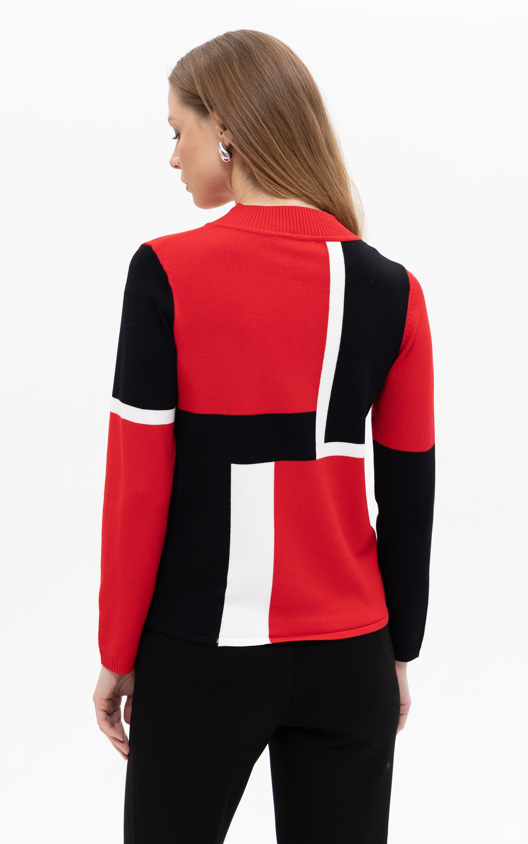 Passioni Strickpullover im Colourblock-Design günstig online kaufen