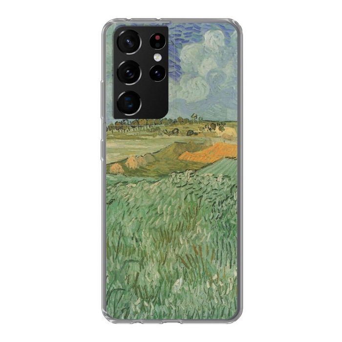 MuchoWow Handyhülle In der Nähe von Auvers - Vincent van Gogh Phone Case Handyhülle Samsung Galaxy S21 Ultra Silikon Schutzhülle