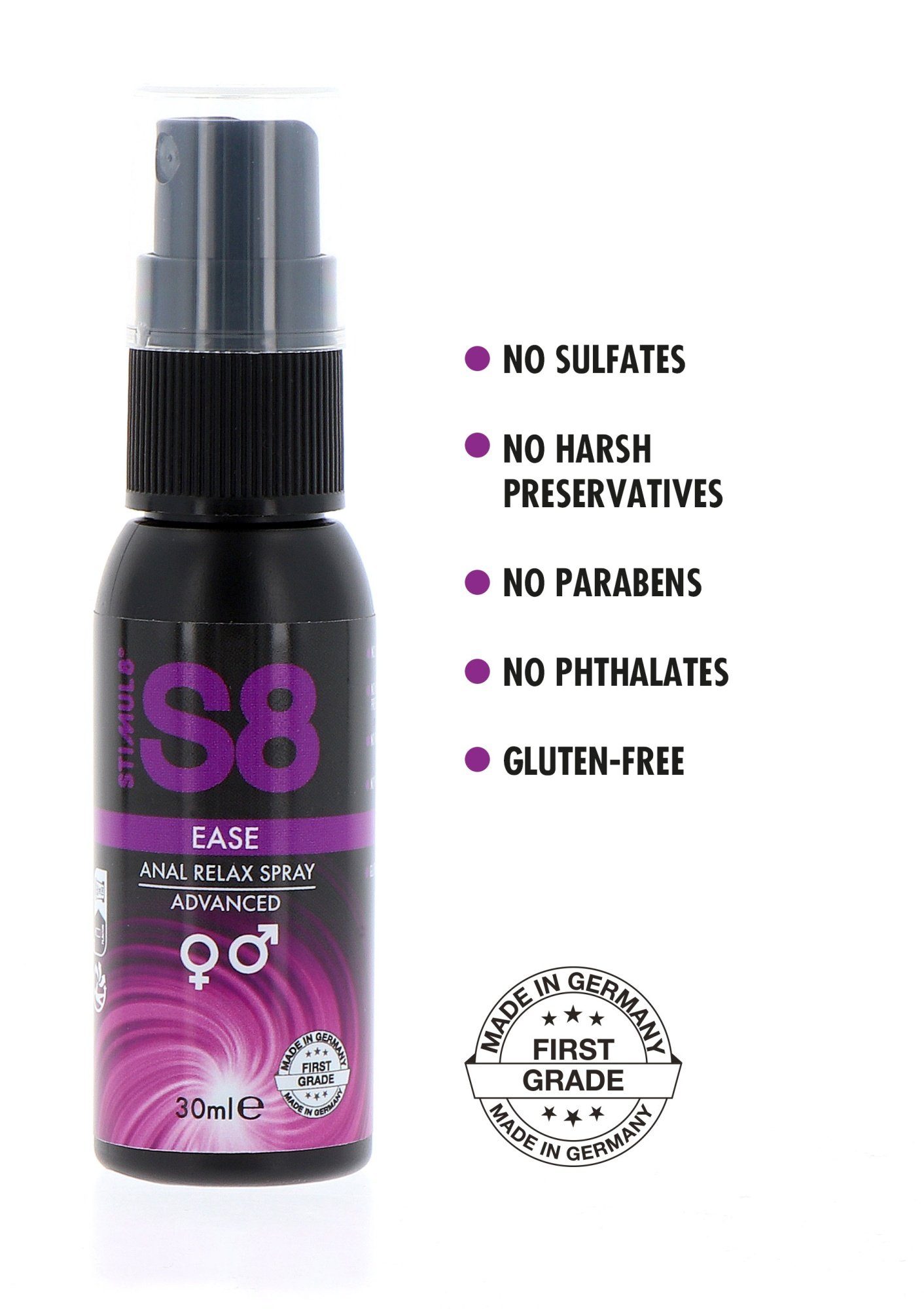 Analgleitgel S8 Spray Anal Relax Stimul8 ml 30 Ease