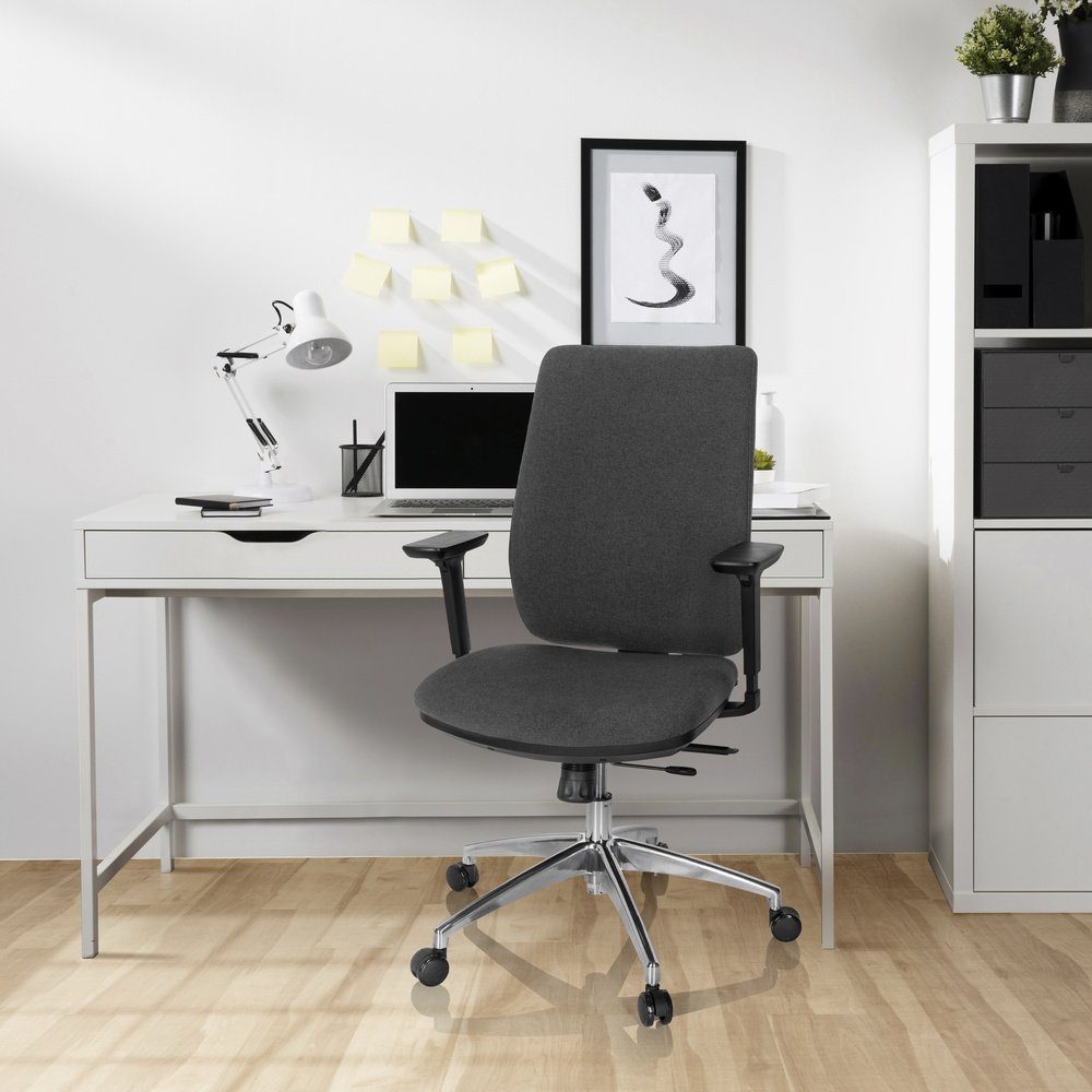 (1 Stoff OFFICE INTEGRIO Schreibtischstuhl ergonomisch Drehstuhl Bürostuhl Profi hjh I St),