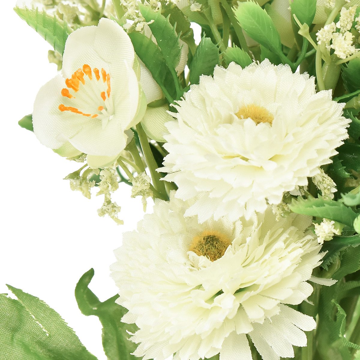 Kunstblumenstrauß Künstliche Blumenjasmin Bellis Dekoration für Tisch und Vase, Florists Products, Höhe 12 cm