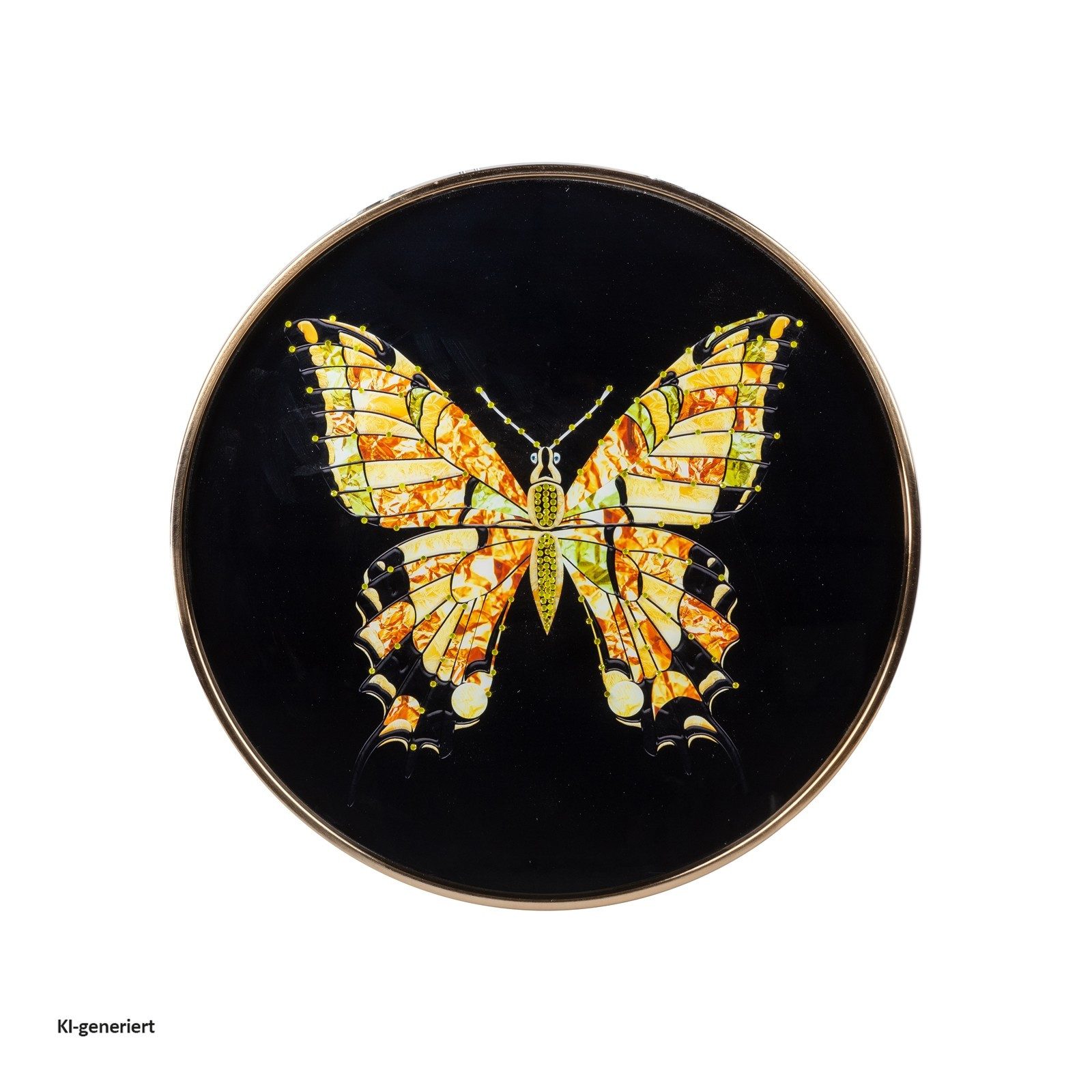 formano Wandbild Wandbild Wanddeko Diamant Schmetterling, (Stück, 1 St)