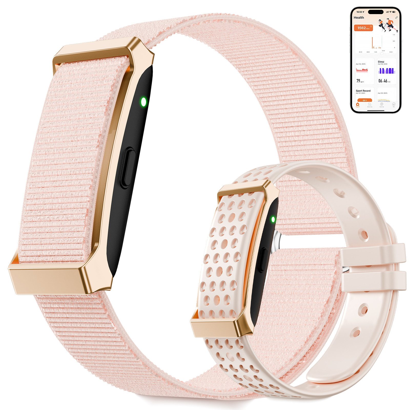 Rayofi 2025 Fitness Tracker Damen Herren, Smart Band wasserdicht, Smartwatch Fitnessuhr Damen Herren, Wearable Tracker für Gesundheit, Fitness und Aktivität mit Pulsmesser Schlafmonitor, Schrittzähler Uhr Fitness Tracker 127 Sportmodi, 1 ATM Wasserdichter Aktivitätstracker Armband