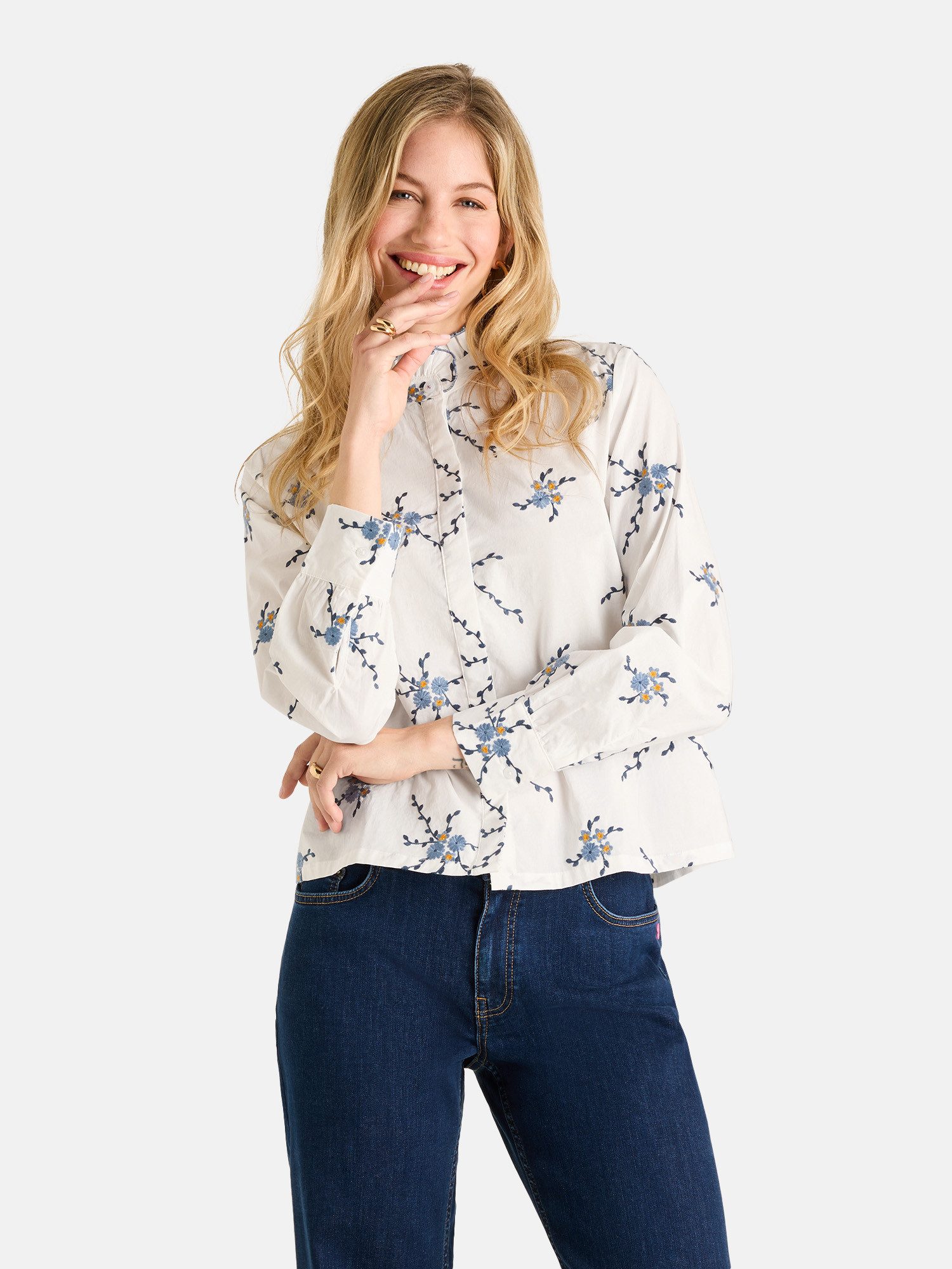 Lieblingsstück Klassische Bluse AlieenL aus 100% Baumwolle