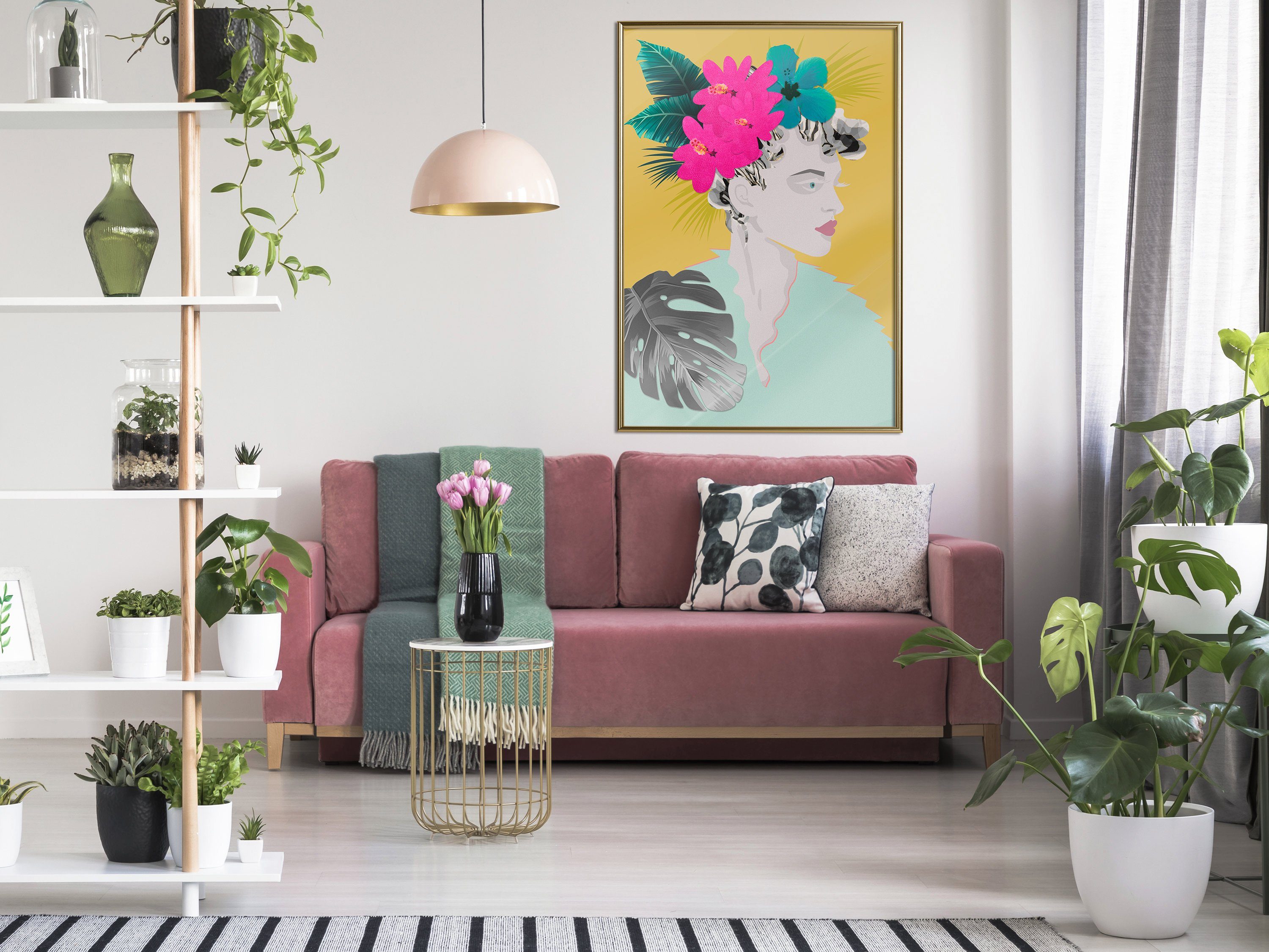 Artgeist Poster Flowers In The Hair []