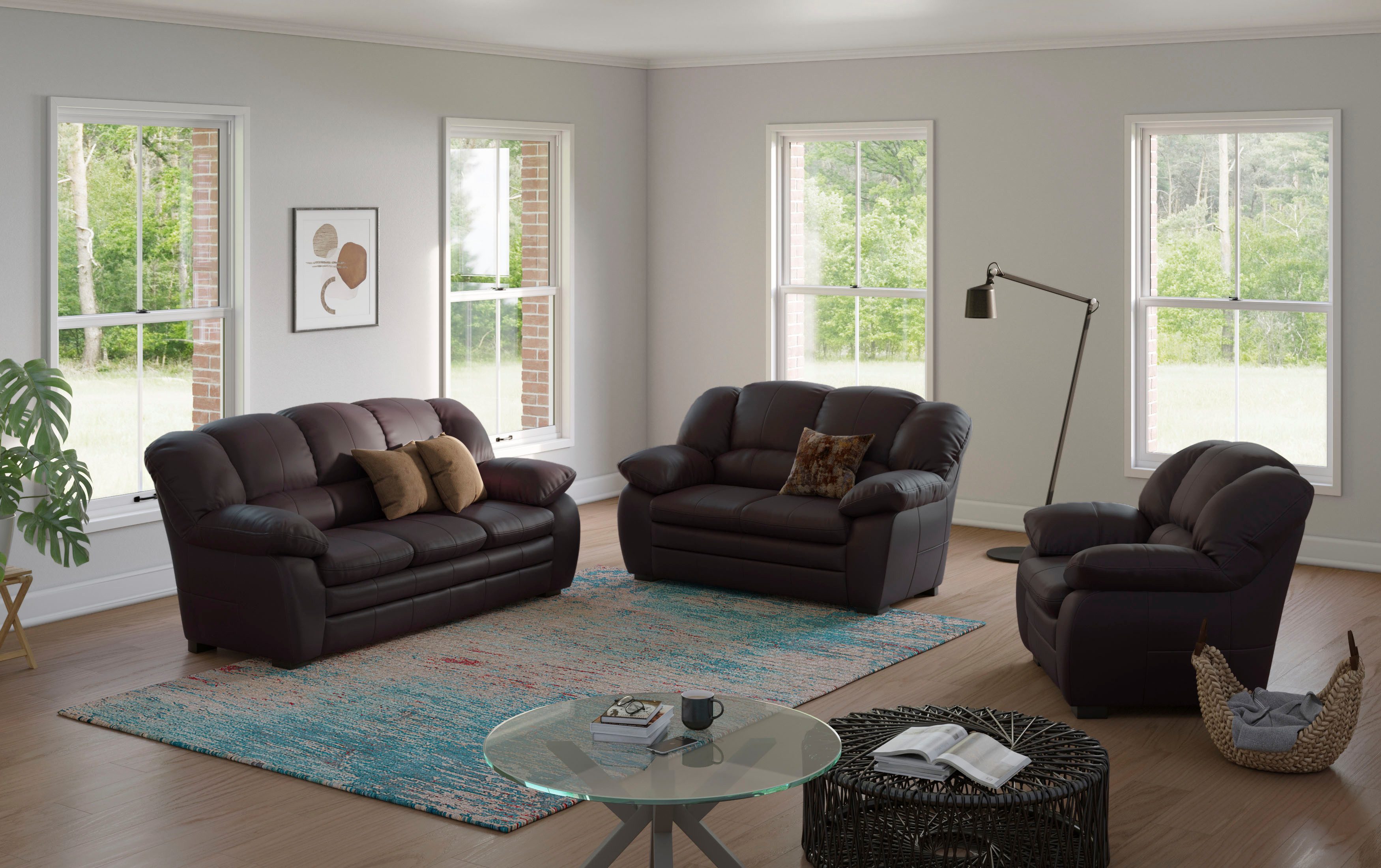 COTTA Polstergarnitur Casino, Sofa Set, 3-2-1 Sitzer, Wohnzimmer Garnitur, günstig online kaufen