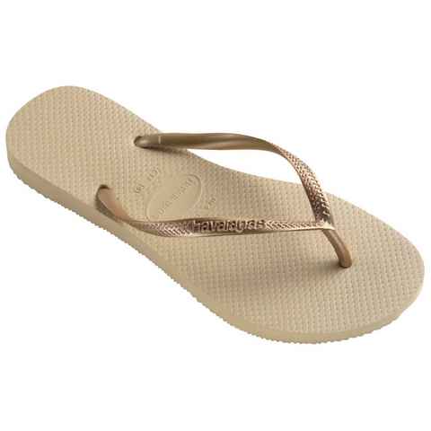 Havaianas Slim Zehentrenner, Sommerschuh, Schlappen, Poolsildes mit weichem Zehensteg