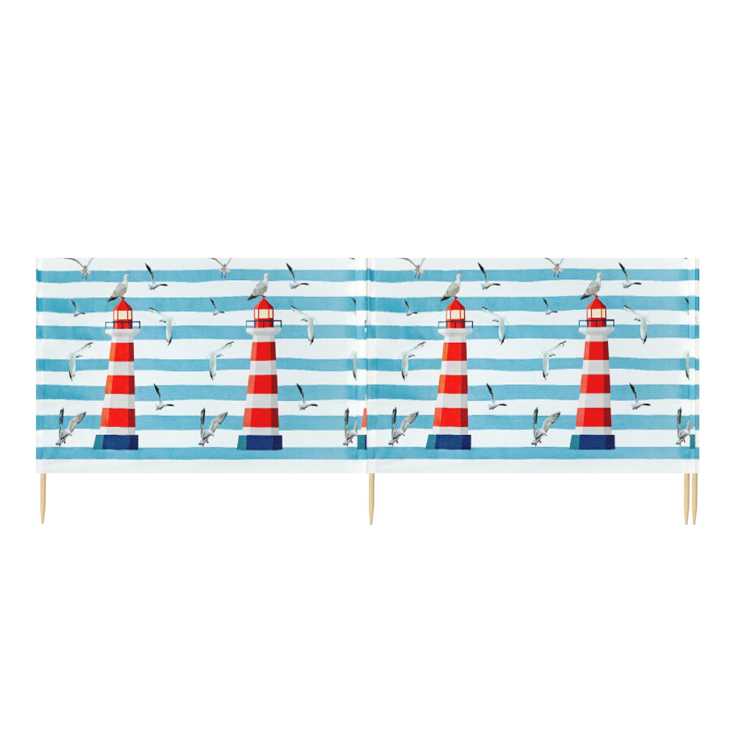 Ladeheid Windschutz Strand Sichtschutz 4m LAEX001 günstig online kaufen