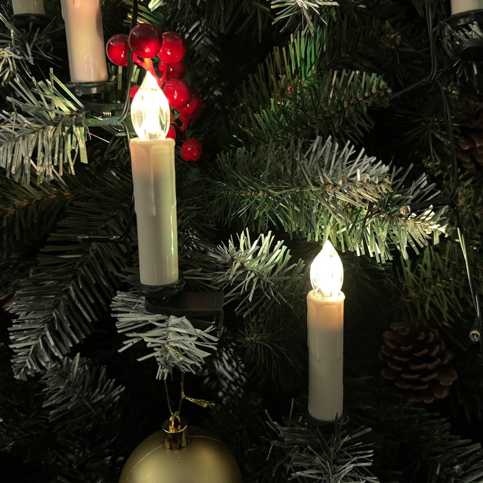 Gotoll LED-Christbaumkerzen CH050BT_W 30/40/50er Weihnachtsbaumkerzen chris günstig online kaufen