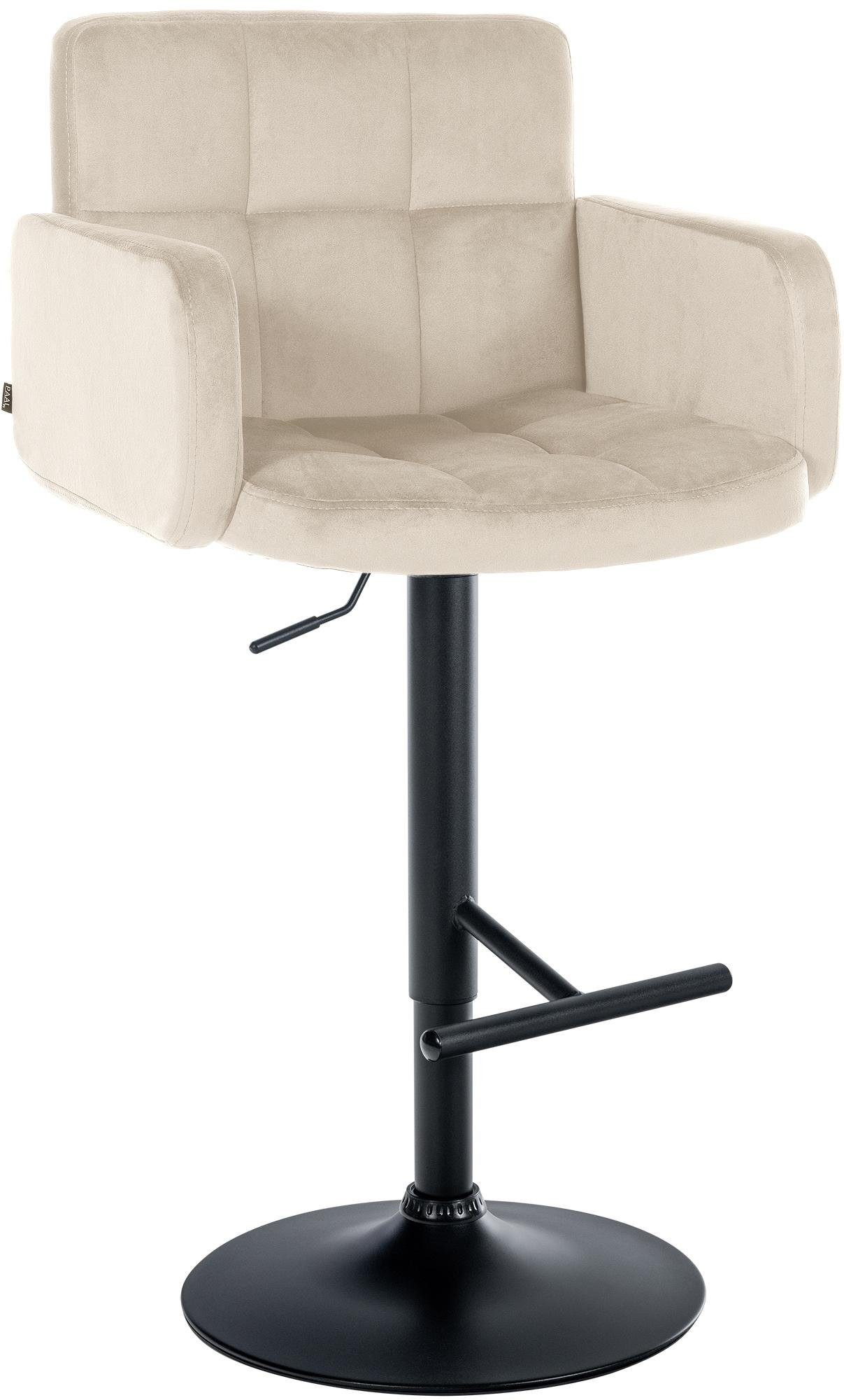 CLP Barhocker Los Angeles Samt, höhenverstellbar und drehbar günstig online kaufen