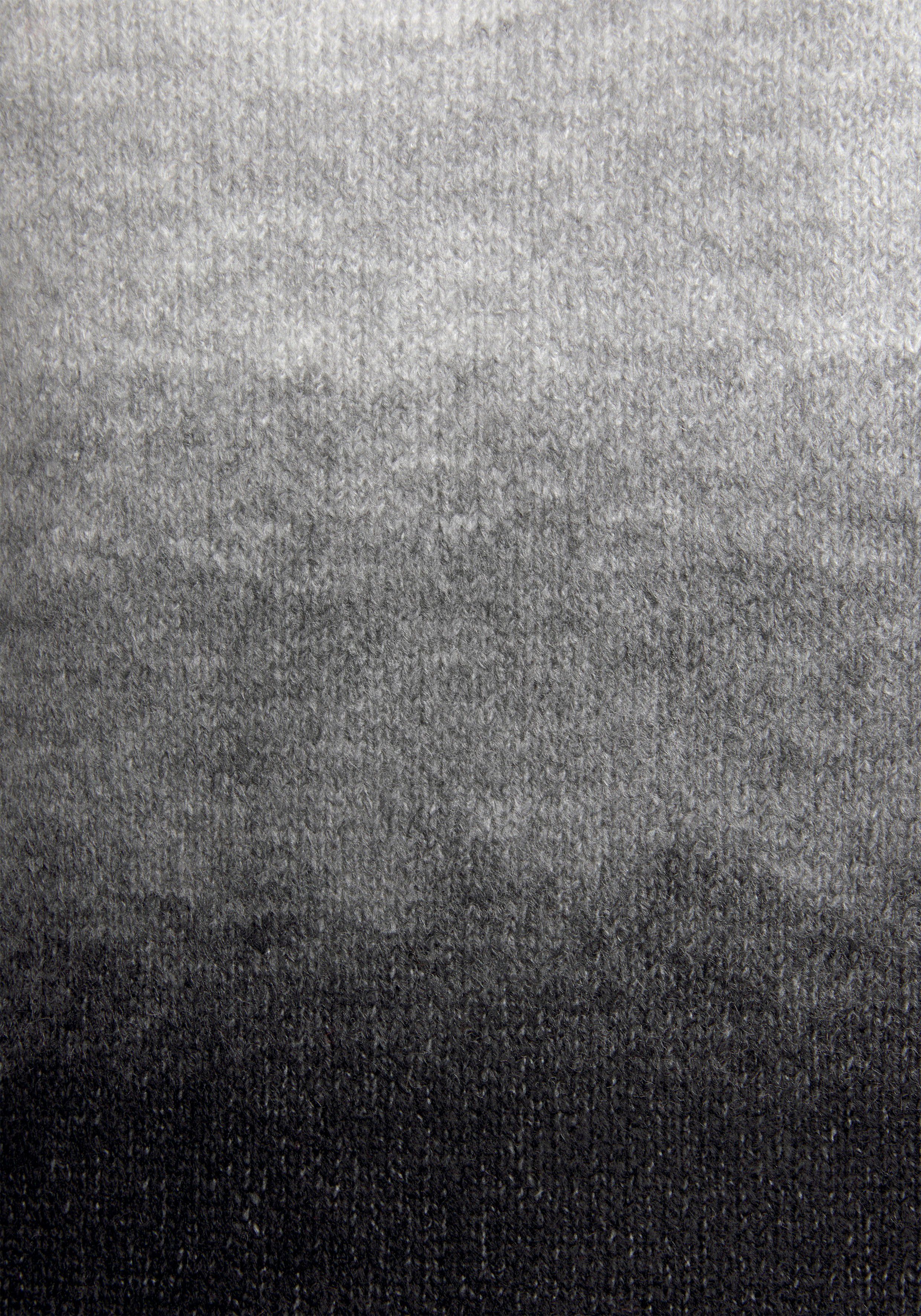 Vivance Strickpullover aus Farbverlaufgarn, U-Boot Ausschnitt, kuscheliger Strickpullover