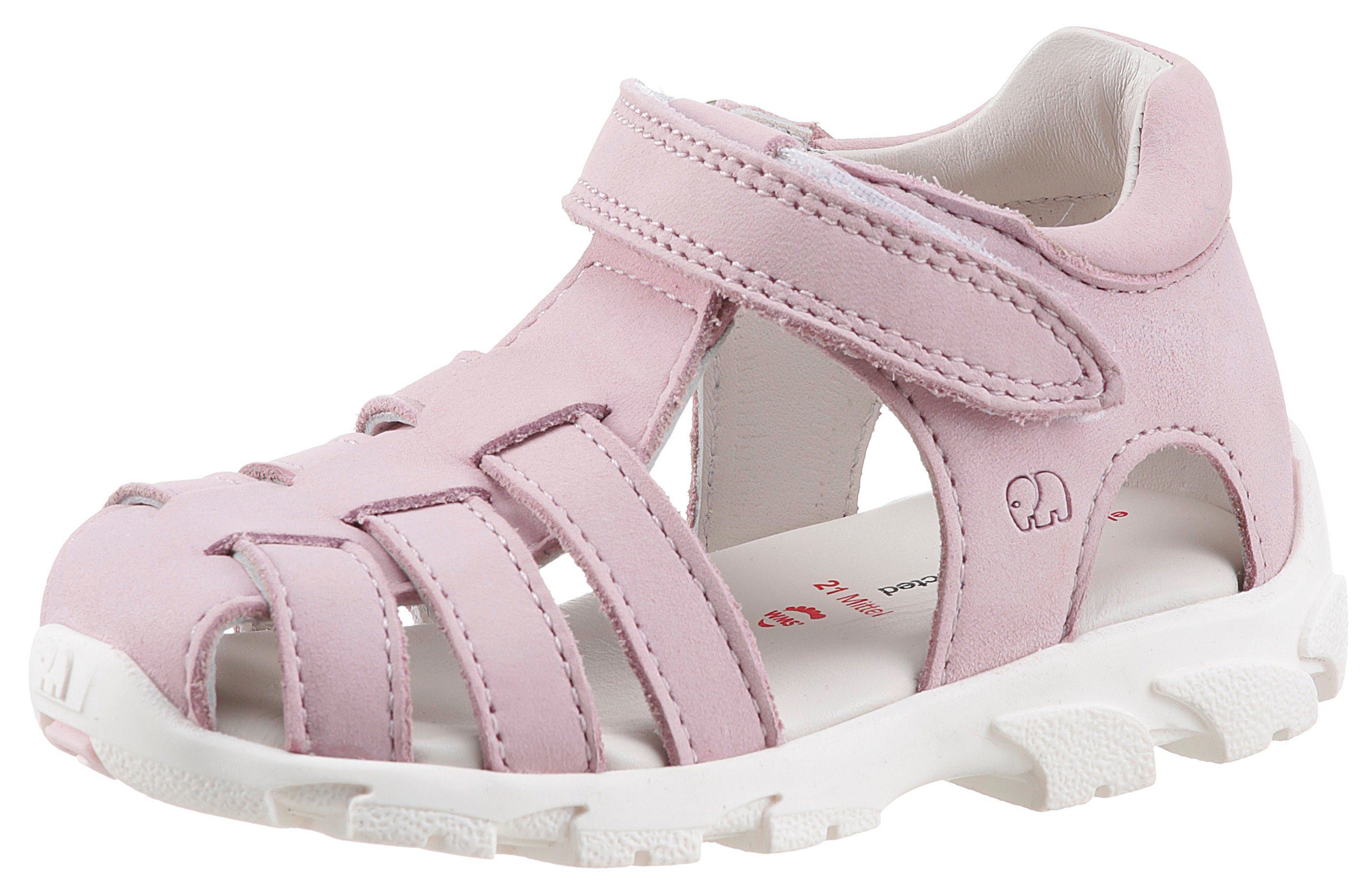 ELEFANTEN Fisher Fido WMS: Mittel Sandale mit Klettverschluss rosa
