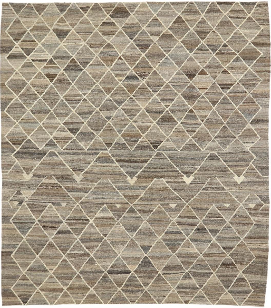 Orientteppich Kelim Berber Design 262x292 Handgewebter Moderner Orientteppich, Nain Trading, rechteckig, Höhe: 3 mm