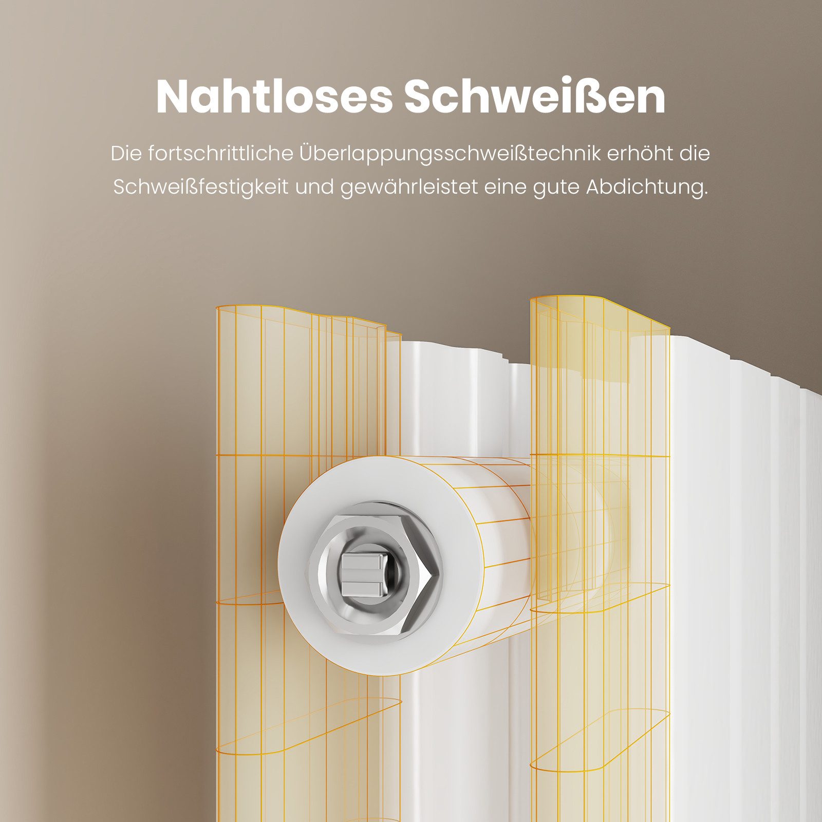 EMKE Heizkörper Doppellagig Flach Horizontal Design günstig online kaufen