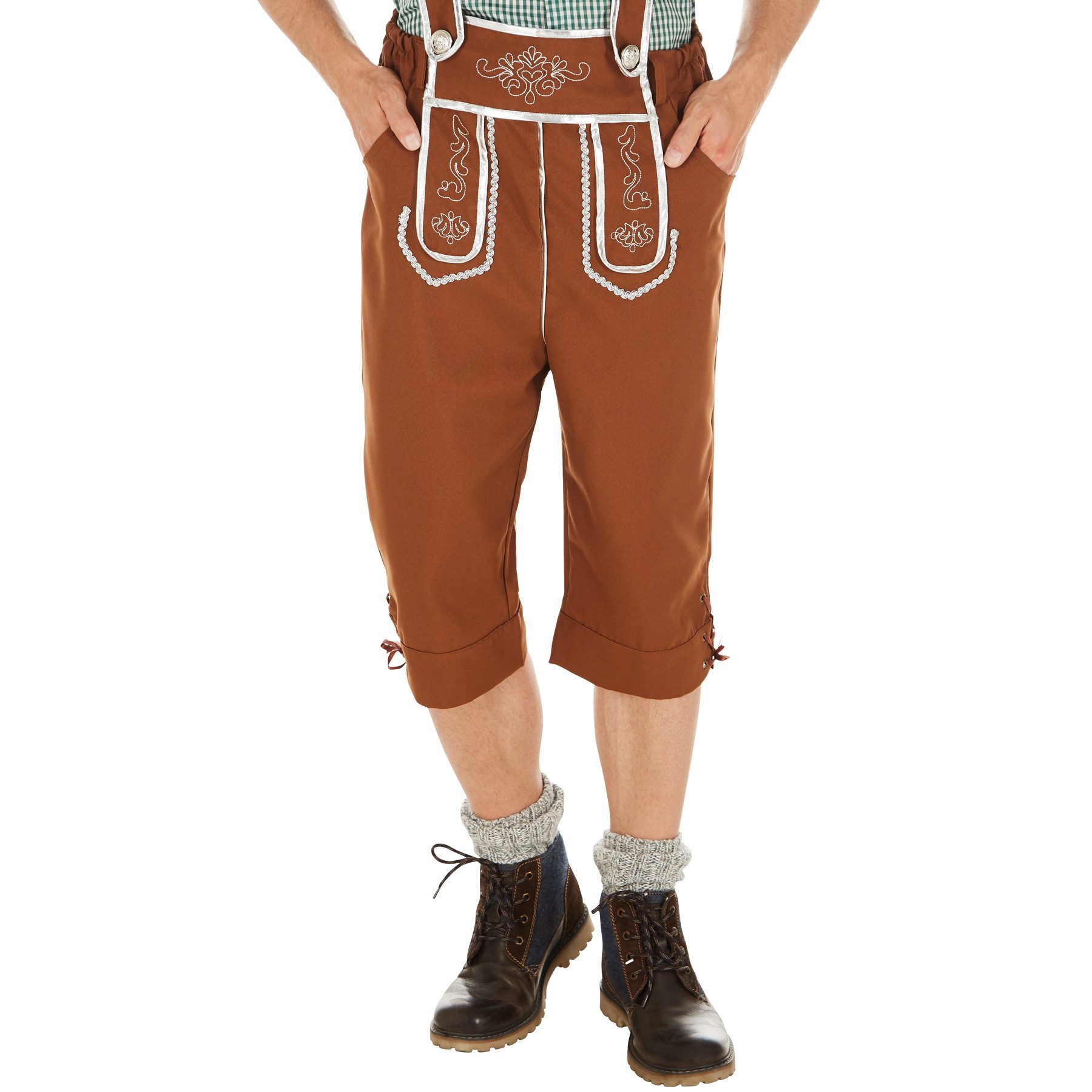 dressforfun Kostüm Herrenkostüm Trachten Set Austria, Fesche Trachtenhose