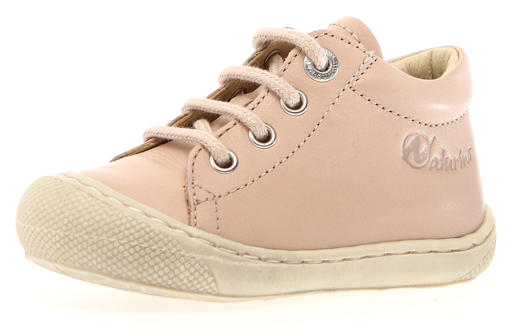 Naturino COCOON BONE Lauflernschuh Babyschuh, Barfußschuh im Used-Look, Größenschablone zum Download