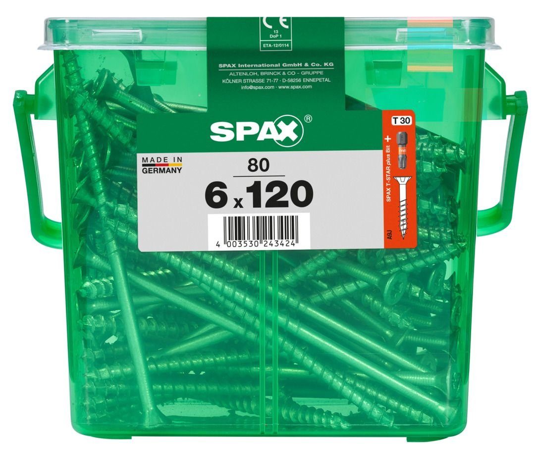 SPAX Holzbauschraube Spax Universalschrauben 6.0 x 120 mm TX 30 - 80