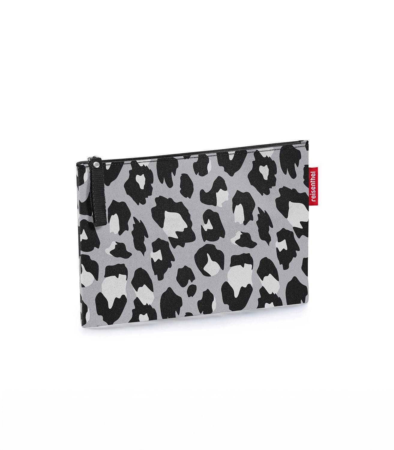 REISENTHEL® Kulturbeutel CASE LEO NERO, Grau, Schwarz, Weiß, Polyester, Wasserabweisend, 24 x 17 cm