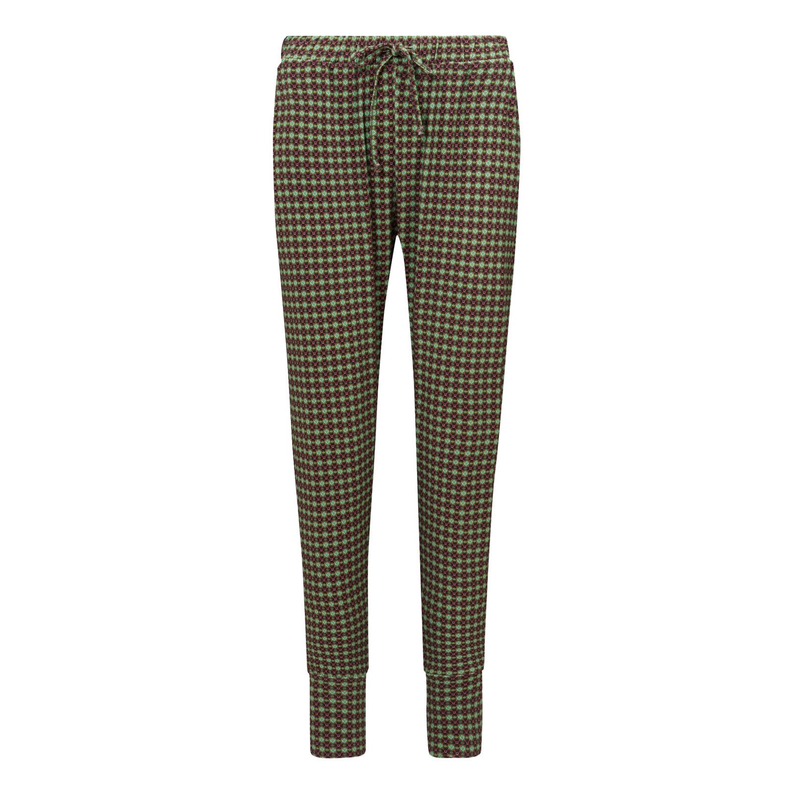 PiP Studio Relaxhose Bobien Long Trousers Clover mit floralem Muster