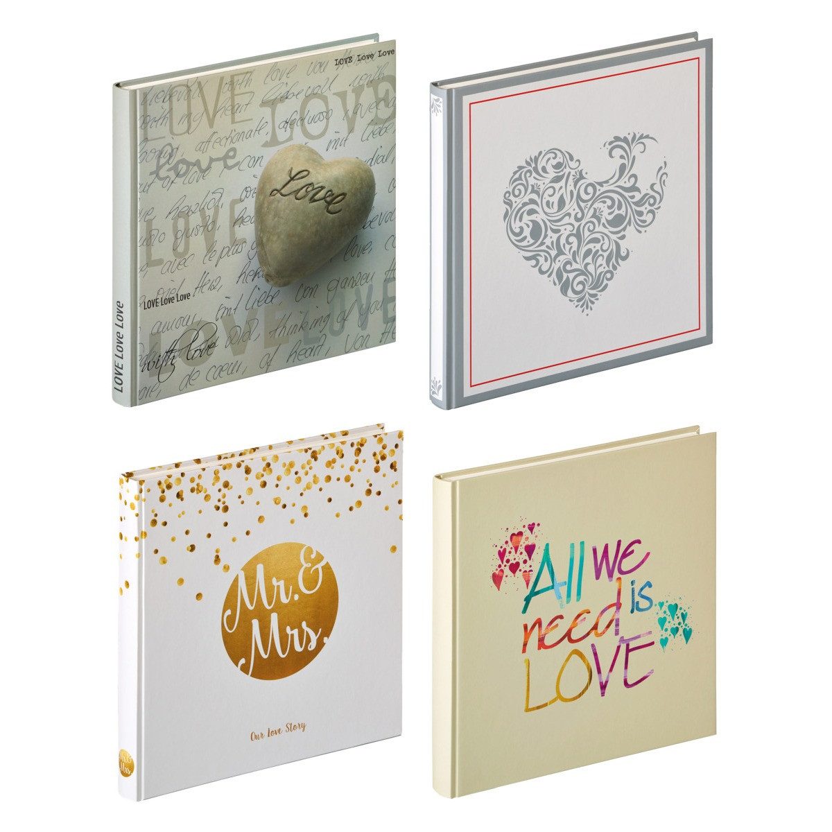 Walther Design Fotoalbum Walther Design Hochzeitsalbum Composition 30x30cm