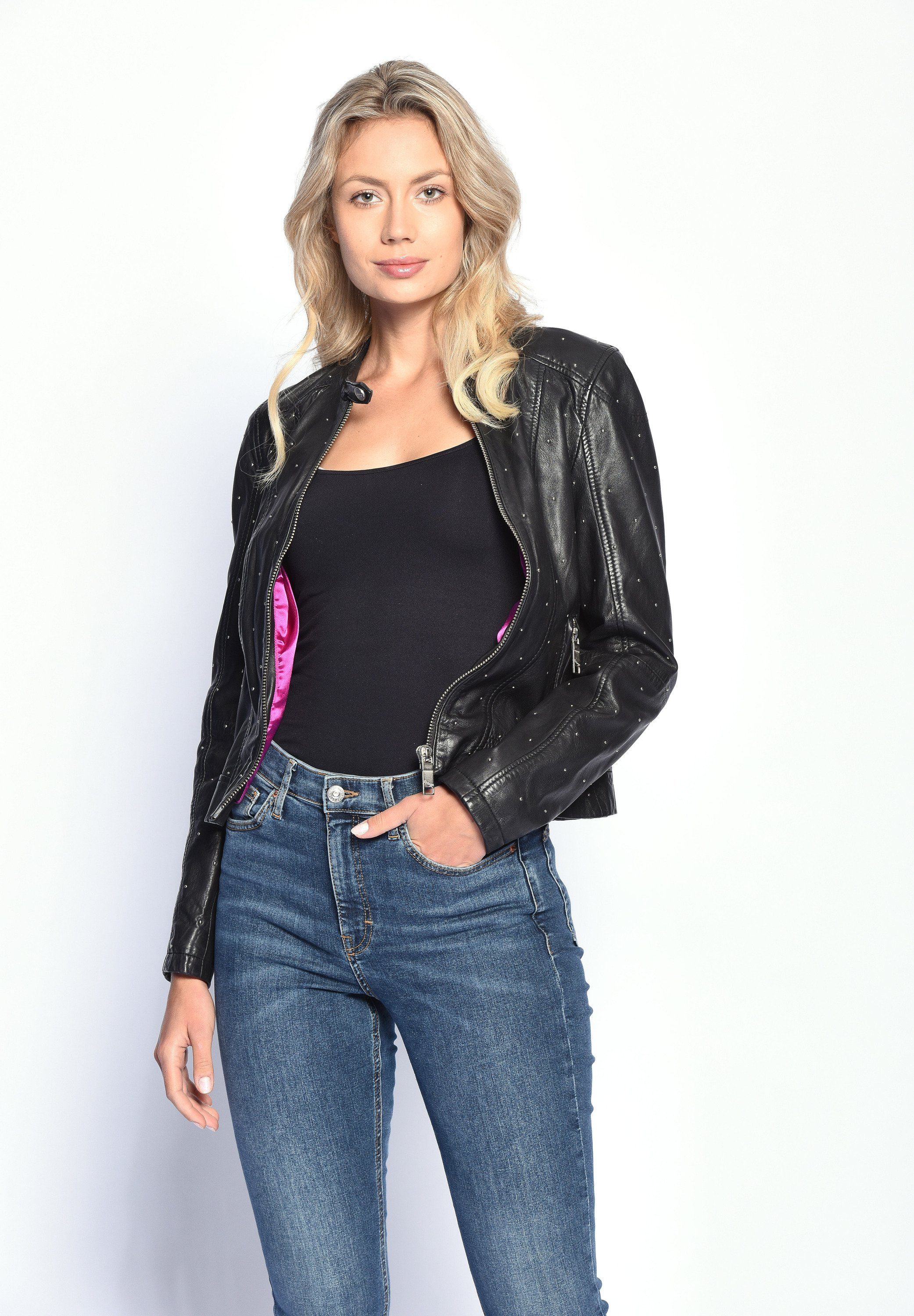 Lederjacke Nelo