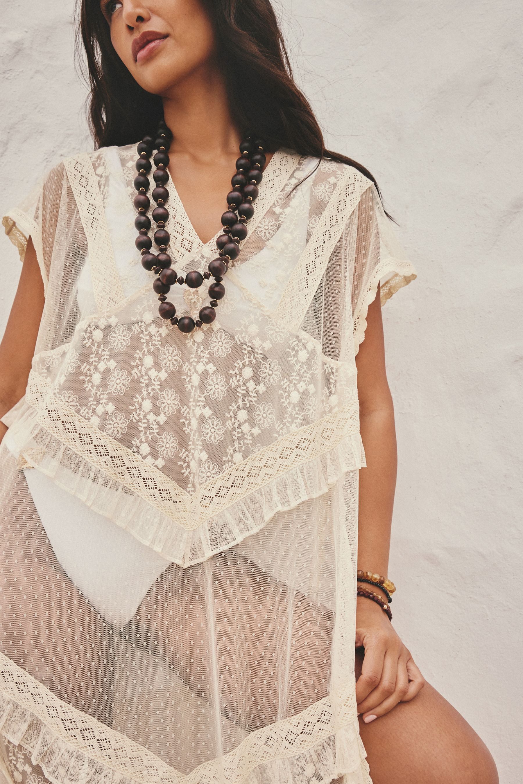 Next Strandkleid Kaftan-Maxikleid (1-tlg)