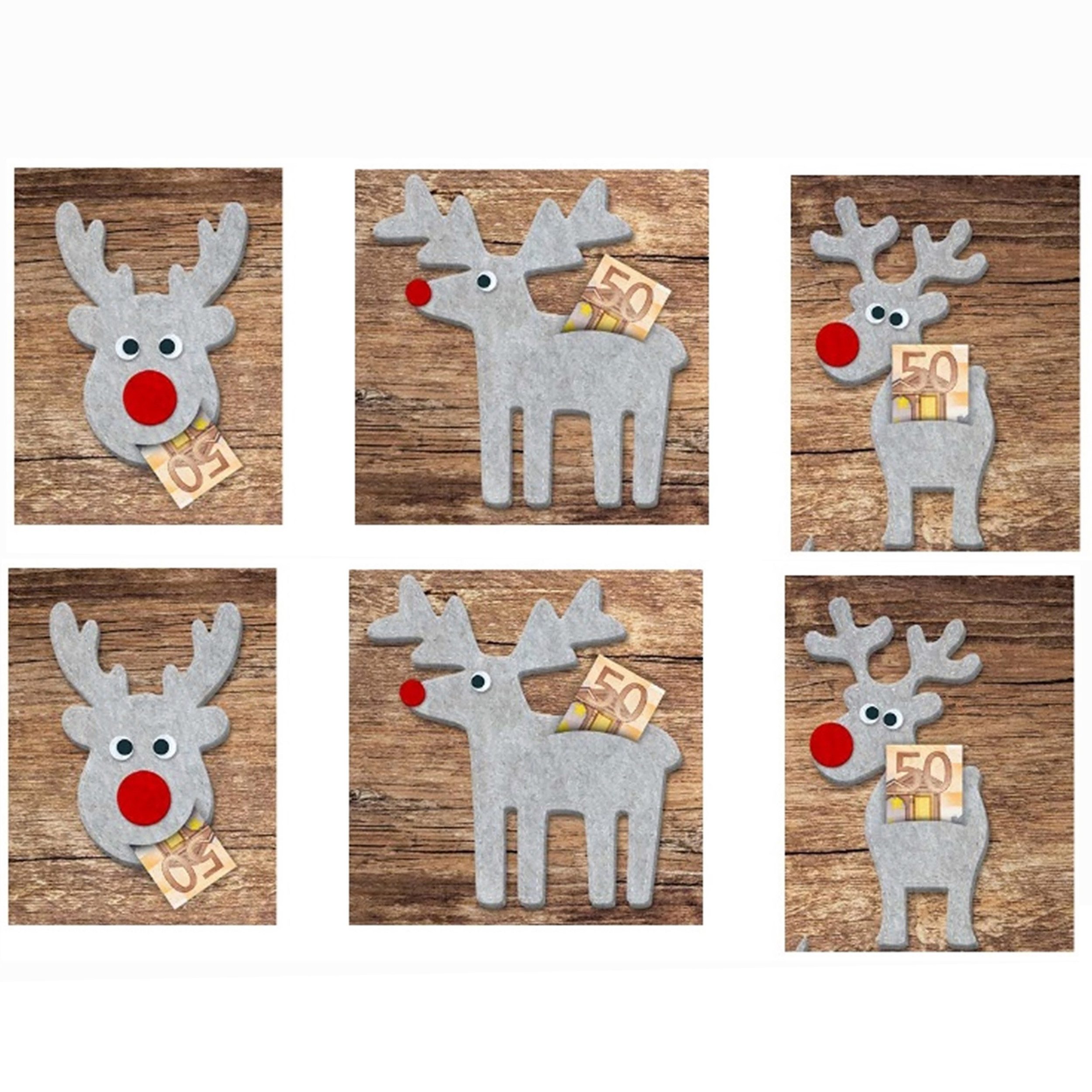 Annastore Spardose Kleine Filztaschen für Geldgeschenke zu Weihnachten günstig online kaufen