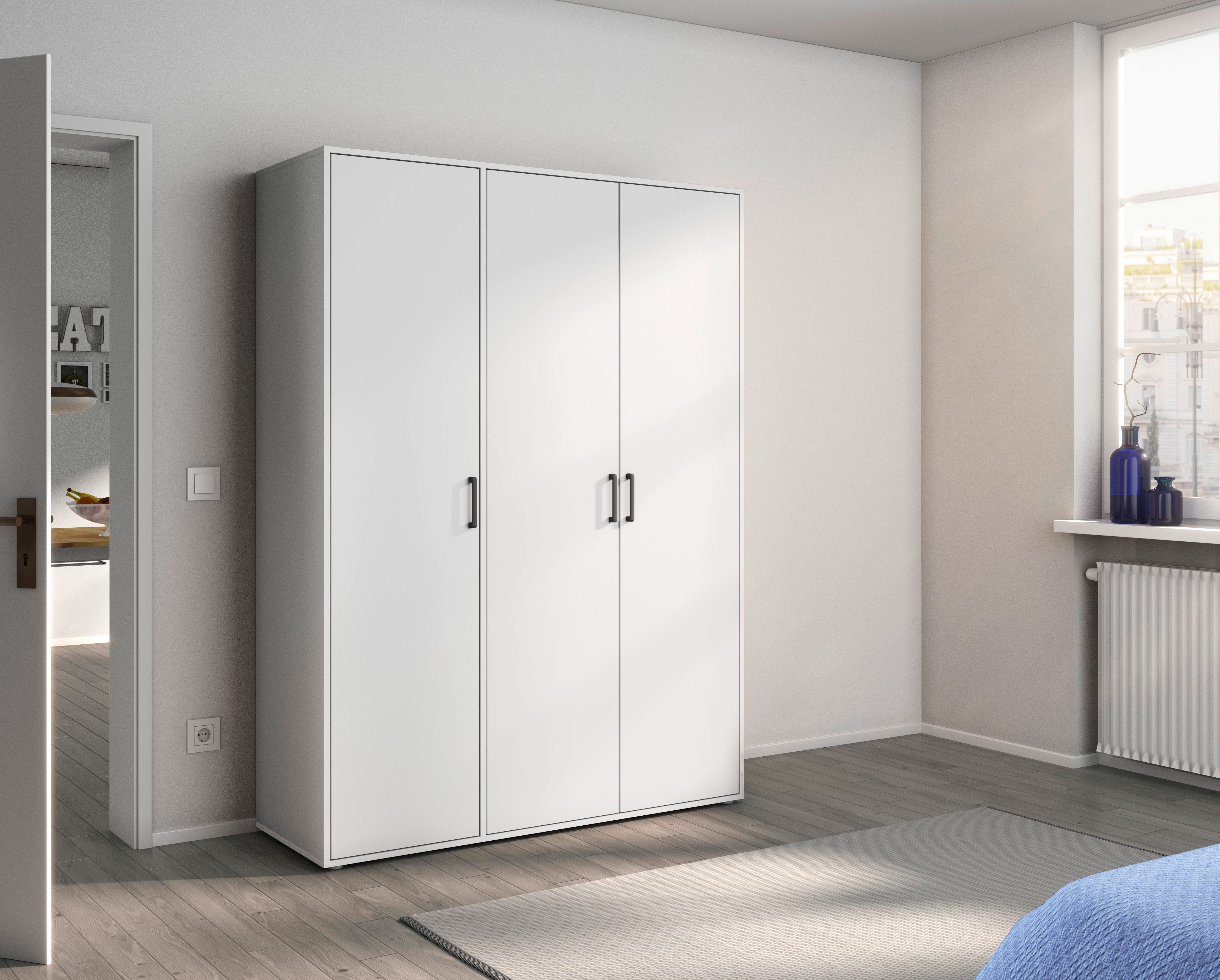 rauch Kleiderschrank VOYAGER Garderobe Wäscheschrank TOPSELLER Schlafzimmer (in 3 verschiedenen Ausstattungen BASIC/CLASSIC/PREMIUM) mit 2 modernen Griffvarianten, viel Stauraum MADE IN GERMANY