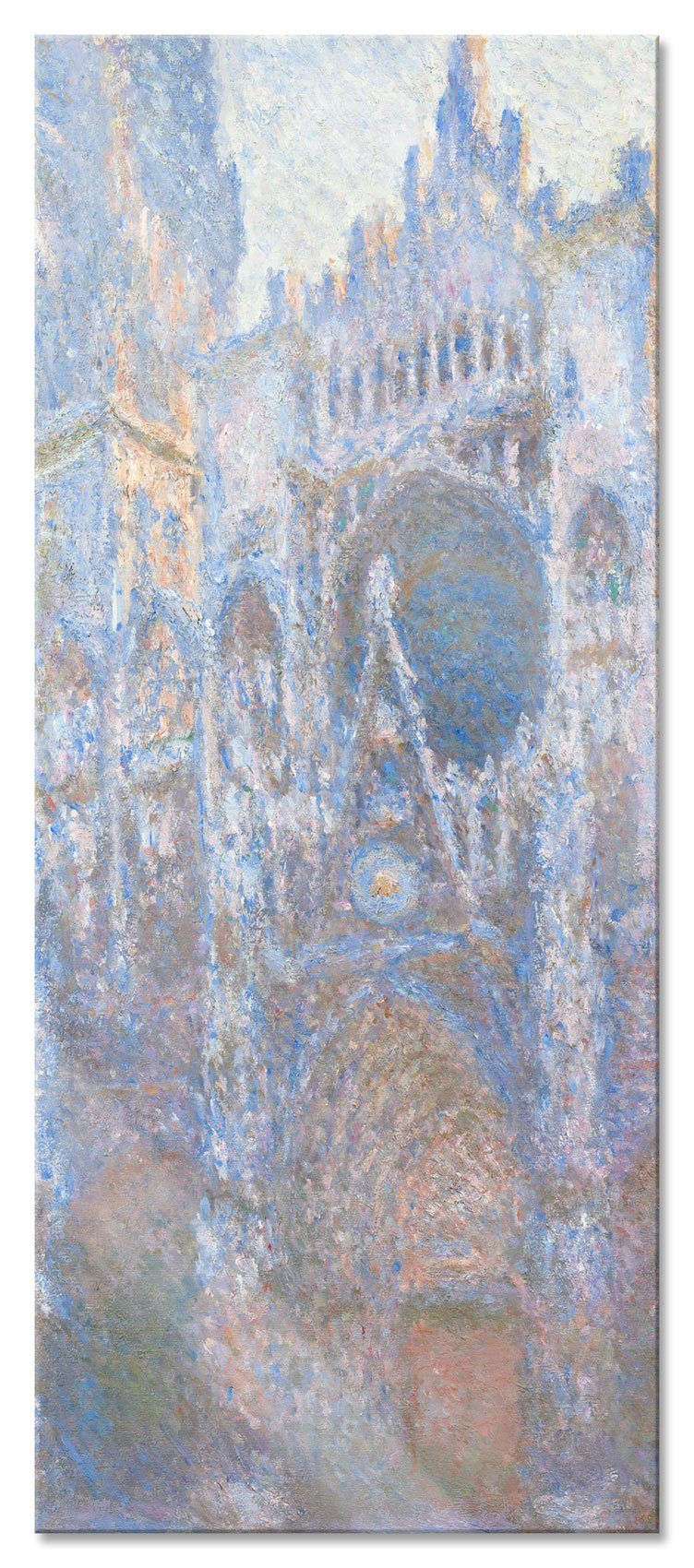 Claude Glasbild St), aus - Selbstportrait, Monet Aufhängungen Selbstportrait Glasbild - inkl. Monet Abstandshalter Claude (1 Echtglas, Pixxprint und