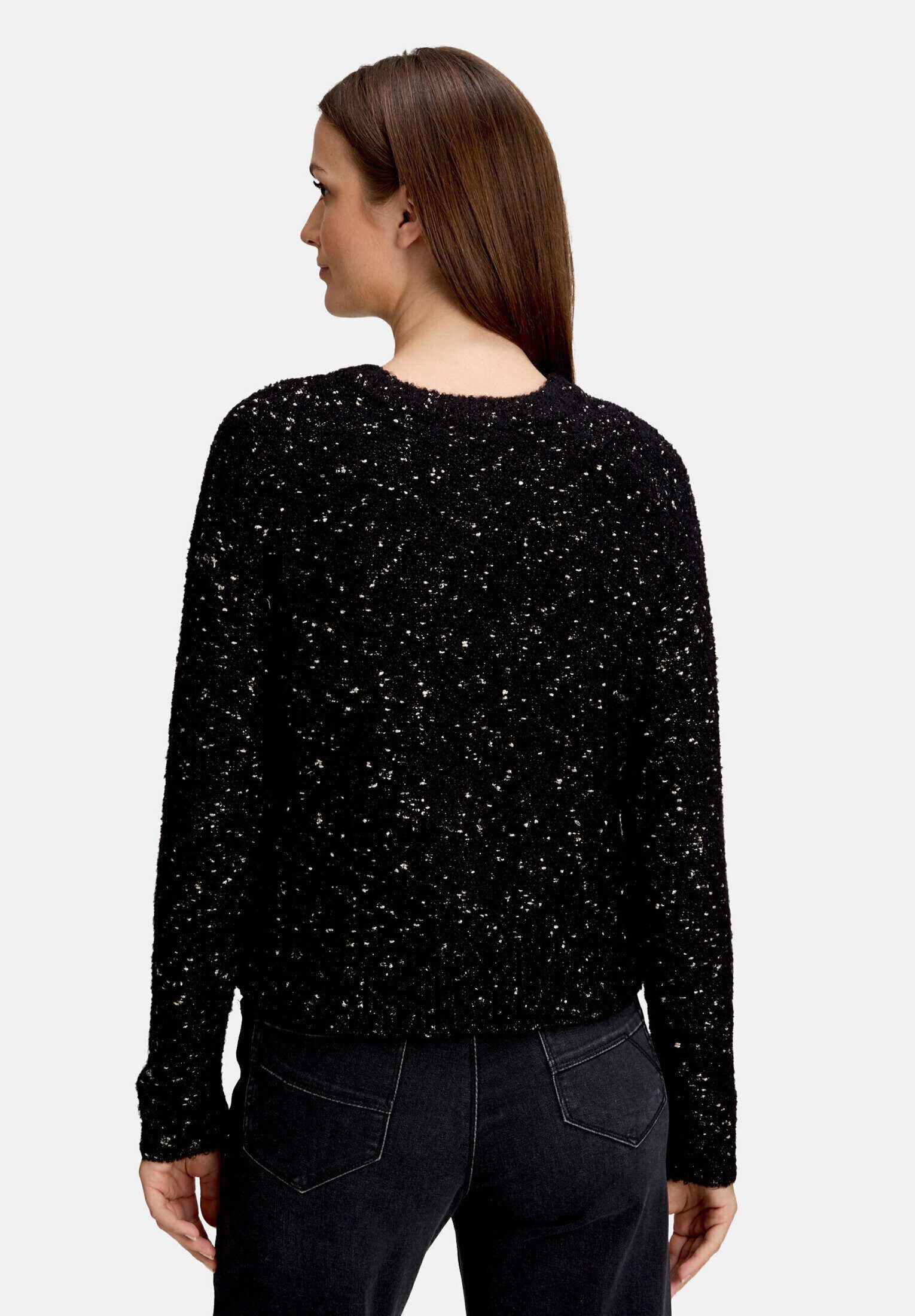 Betty&Co Strickjacke Damen mit Lurexfaden (1-tlg)
