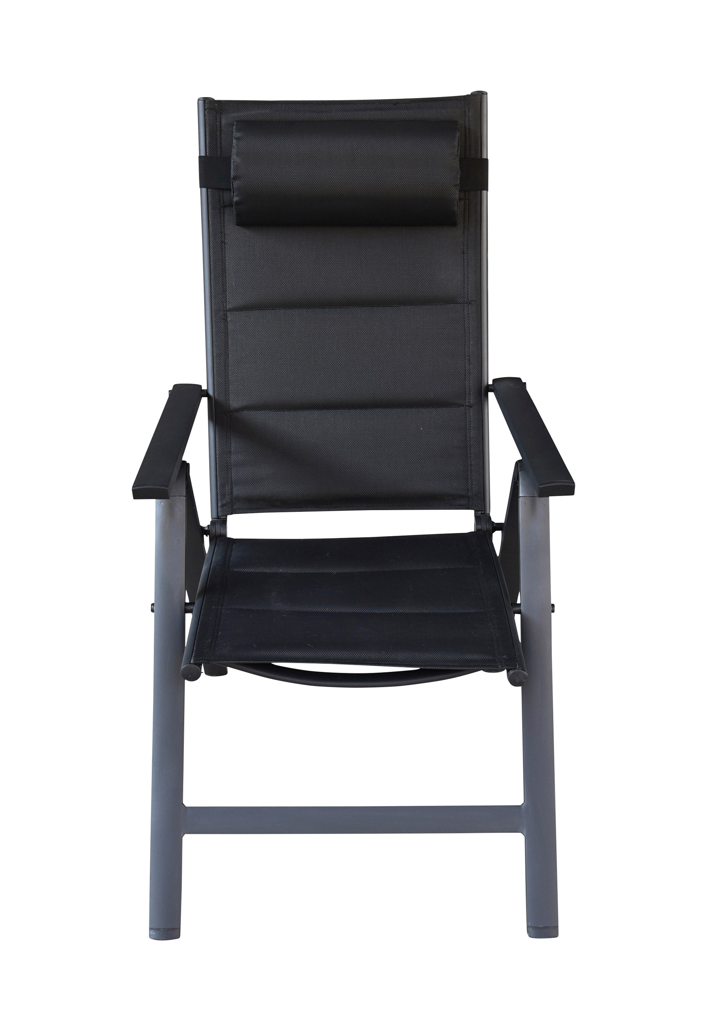 KONIFERA Gartenstuhl Melbourne (Set, 2 St), klappbar, mit verstellbarer Rückenlehne und komfortablen Kissen