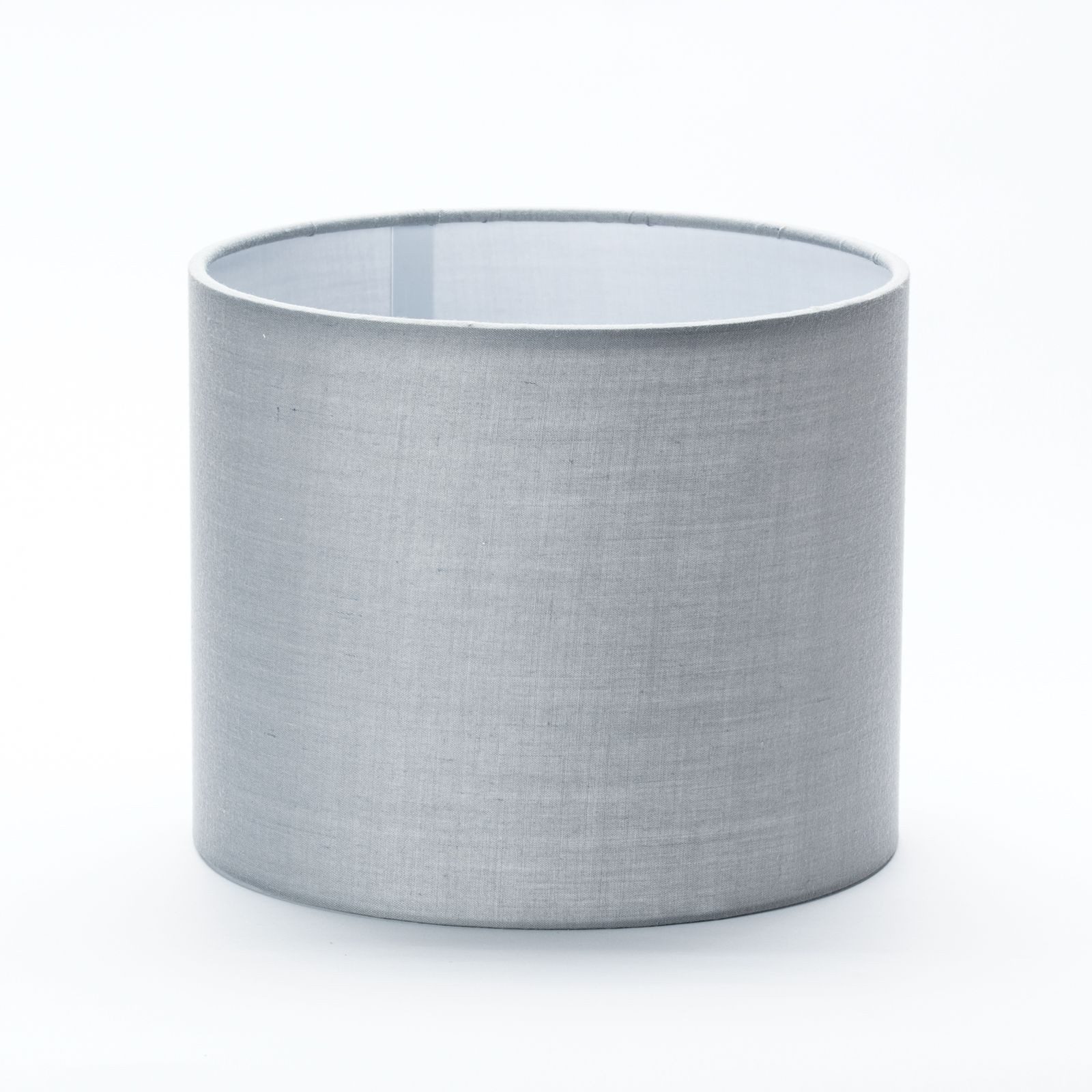 Orion Leuchten Lampenschirm Lampenschirm Ø 20 cm Stoff E27/E14 rund Grau