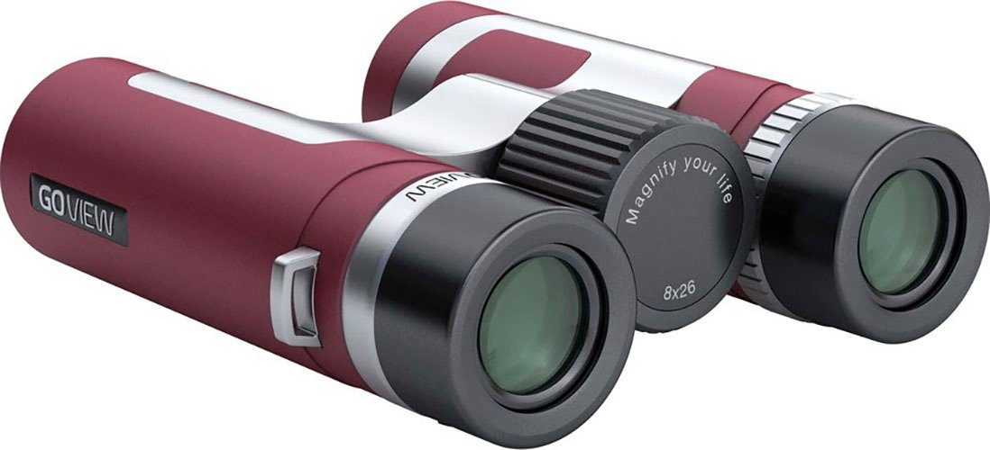 GoView ZOOMR red Fernglas 8x26 ruby